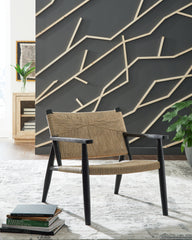 Floridian Furniture - Ashley Furniture - Halfmore Accent Chair - Accent Chair / Black/Natural - A3000672