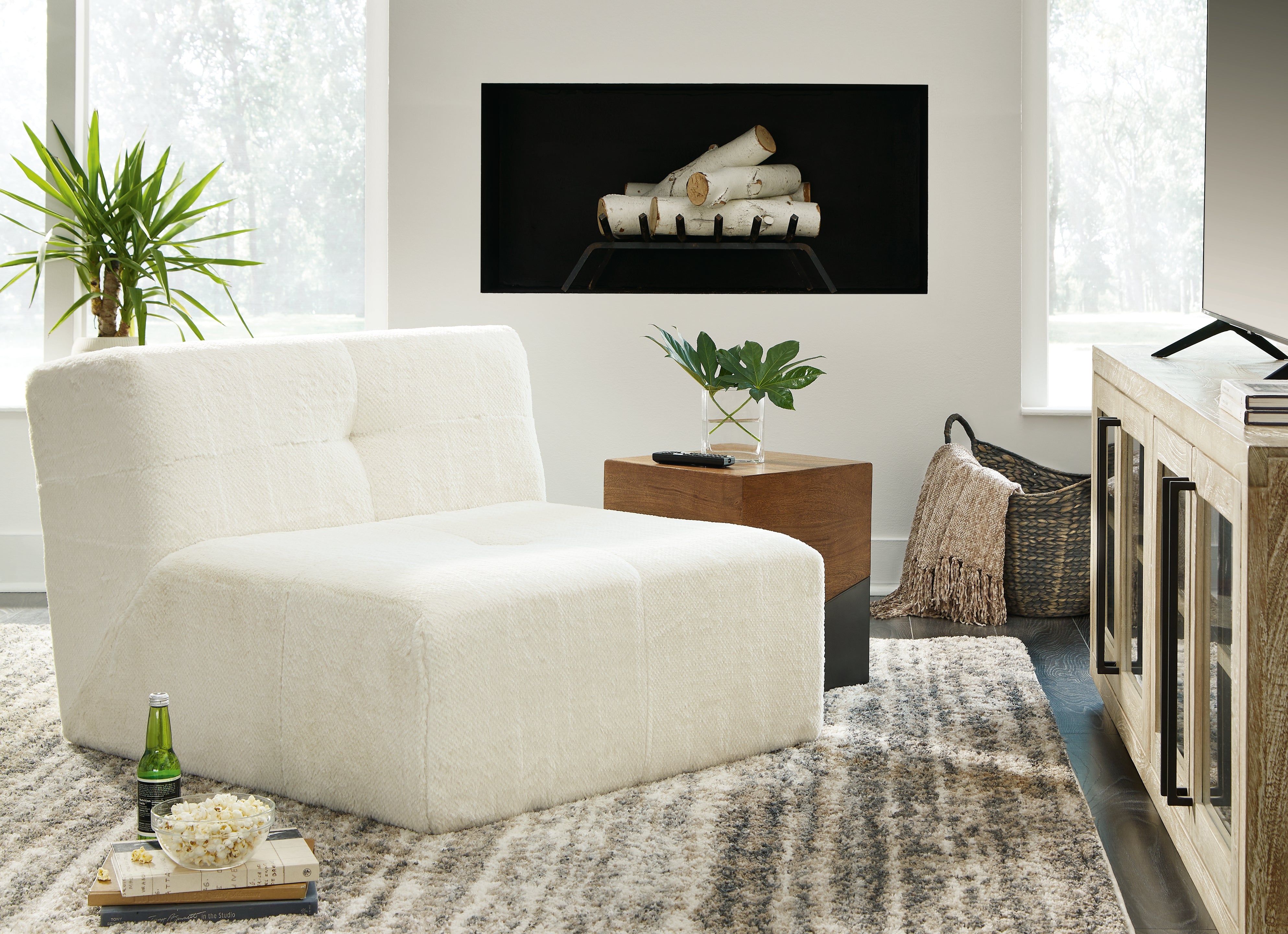 Floridian Furniture - Ashley Furniture - Brettner Accent Chair - Accent Chair / Ivory - A3000697