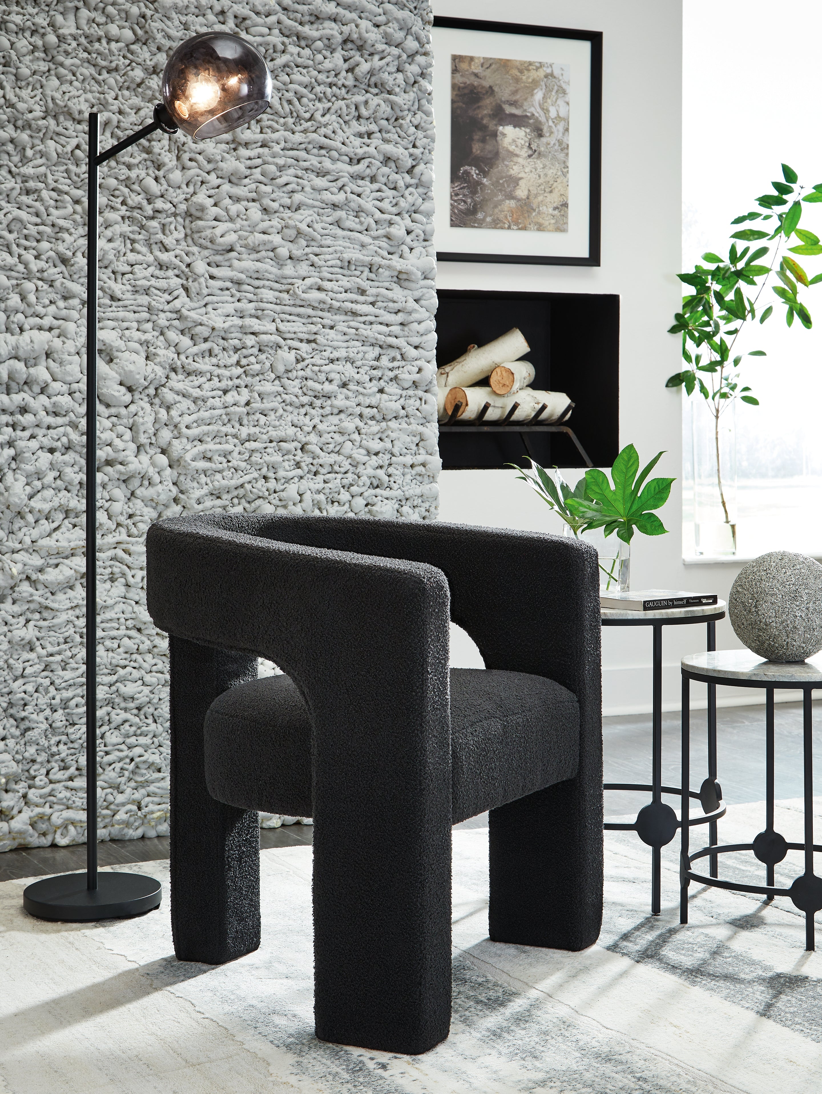 Floridian Furniture - Ashley Furniture - Landick Accent Chair - Accent Chair / Ebony - A3000698
