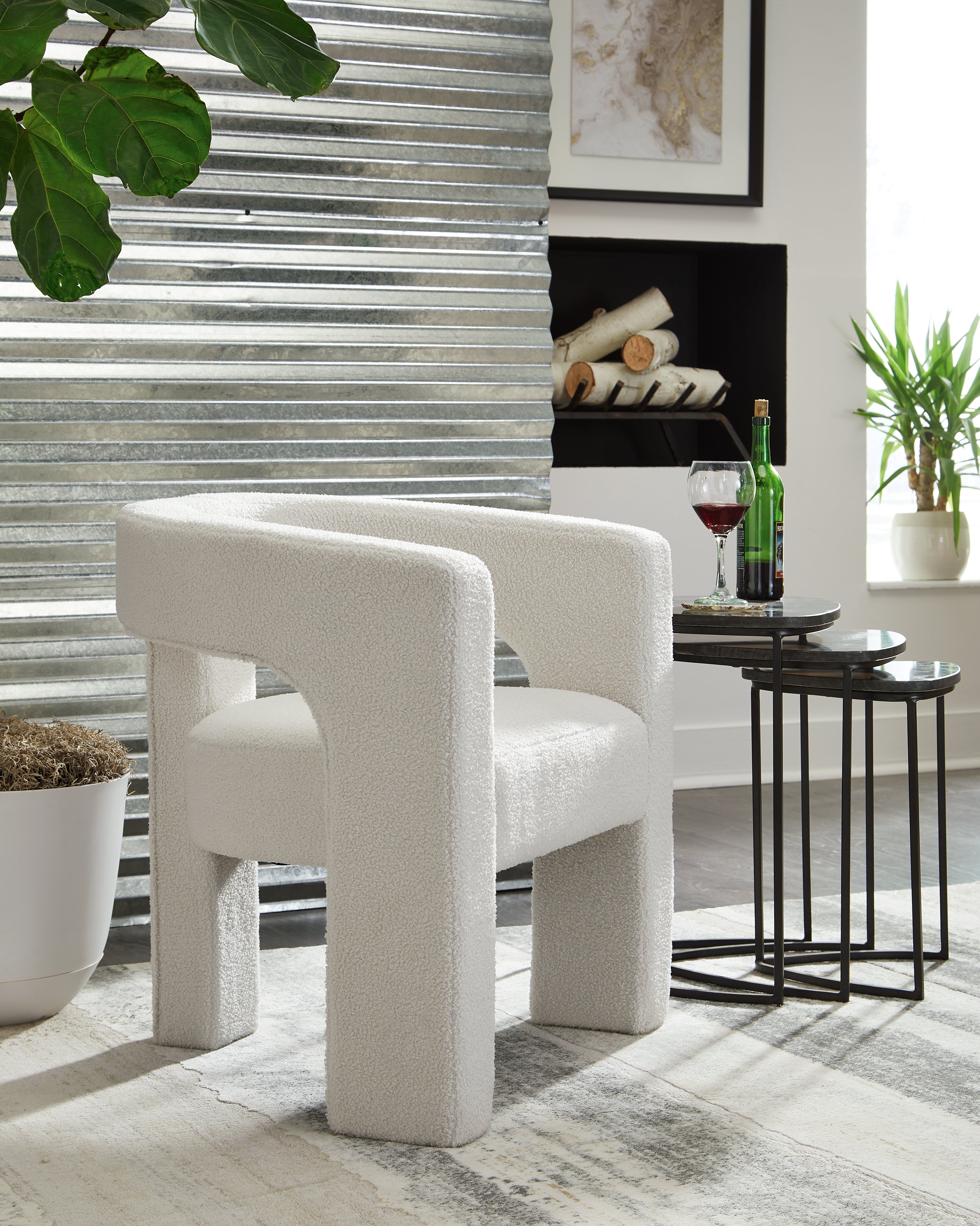Floridian Furniture - Ashley Furniture - Landick Accent Chair - Accent Chair / Ivory - A3000699