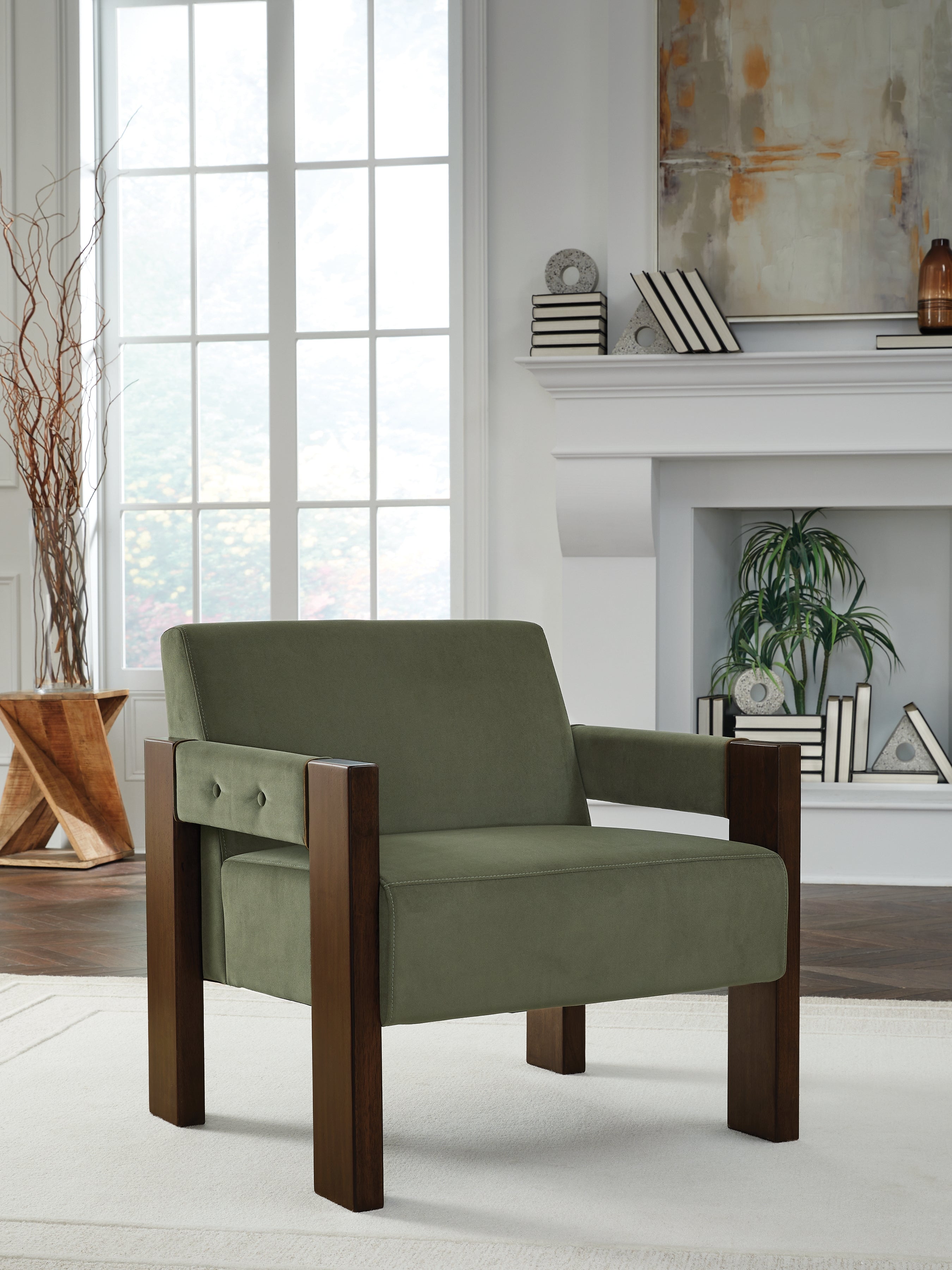 Floridian Furniture - Ashley Furniture - Adlanlock Accent Chair - Accent Chair / Olive - A3000740