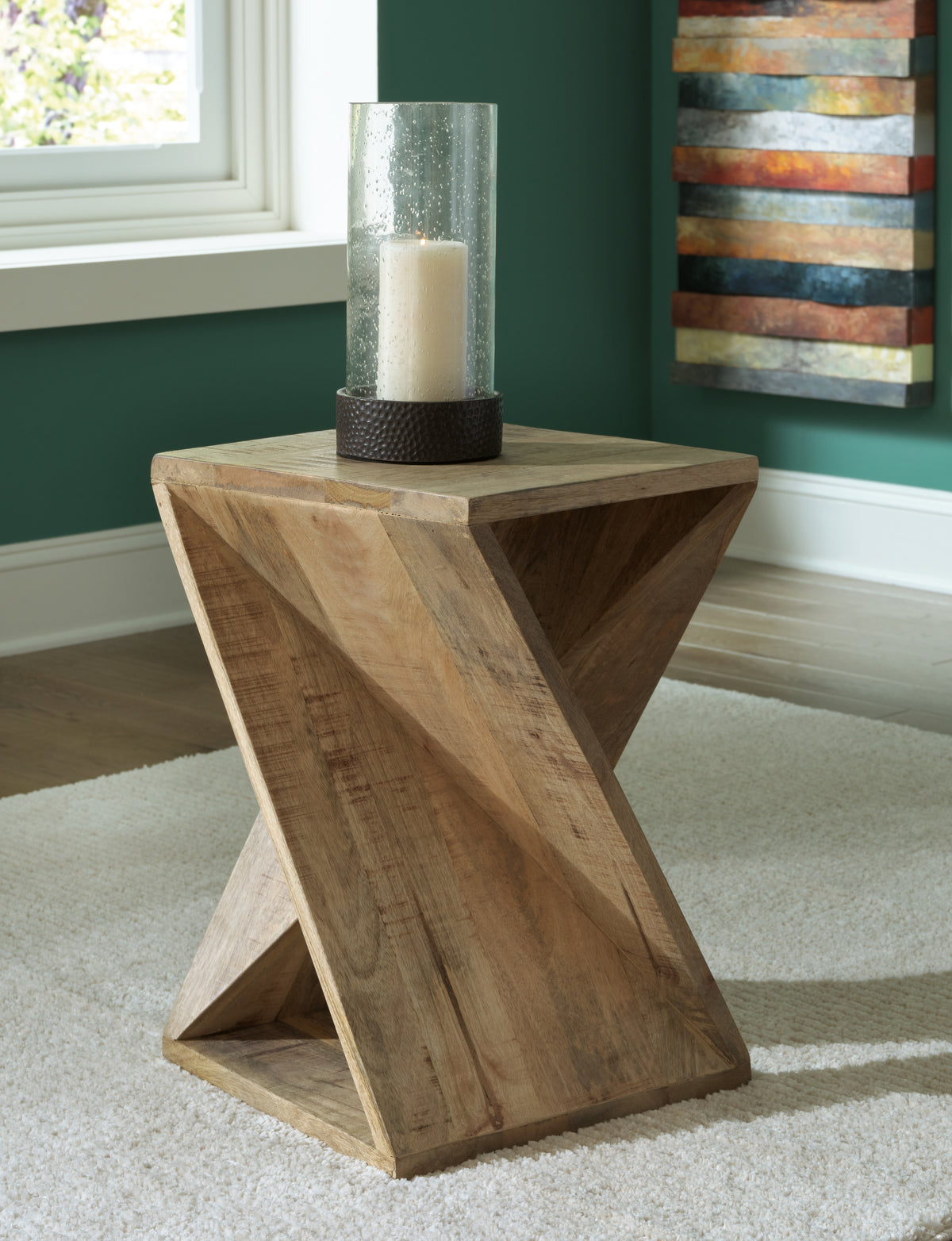 Floridian Furniture - Ashley Furniture - Zalemont Accent Table - Accent Table / Distressed Brown - A4000510