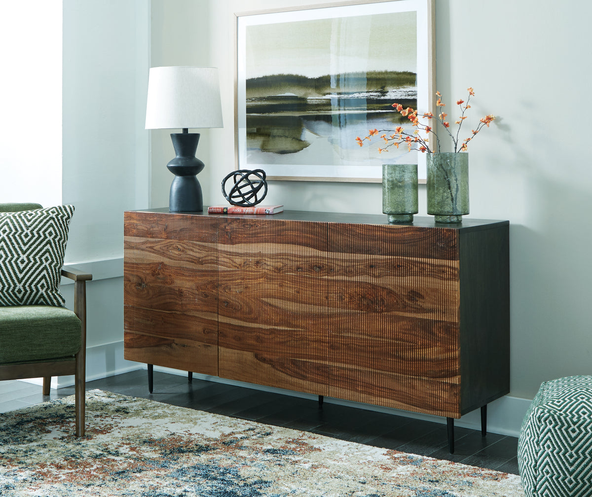 Floridian Furniture - Ashley Furniture - Darrey Accent Cabinet - Accent Cabinet / Natural/Brown - A4000580