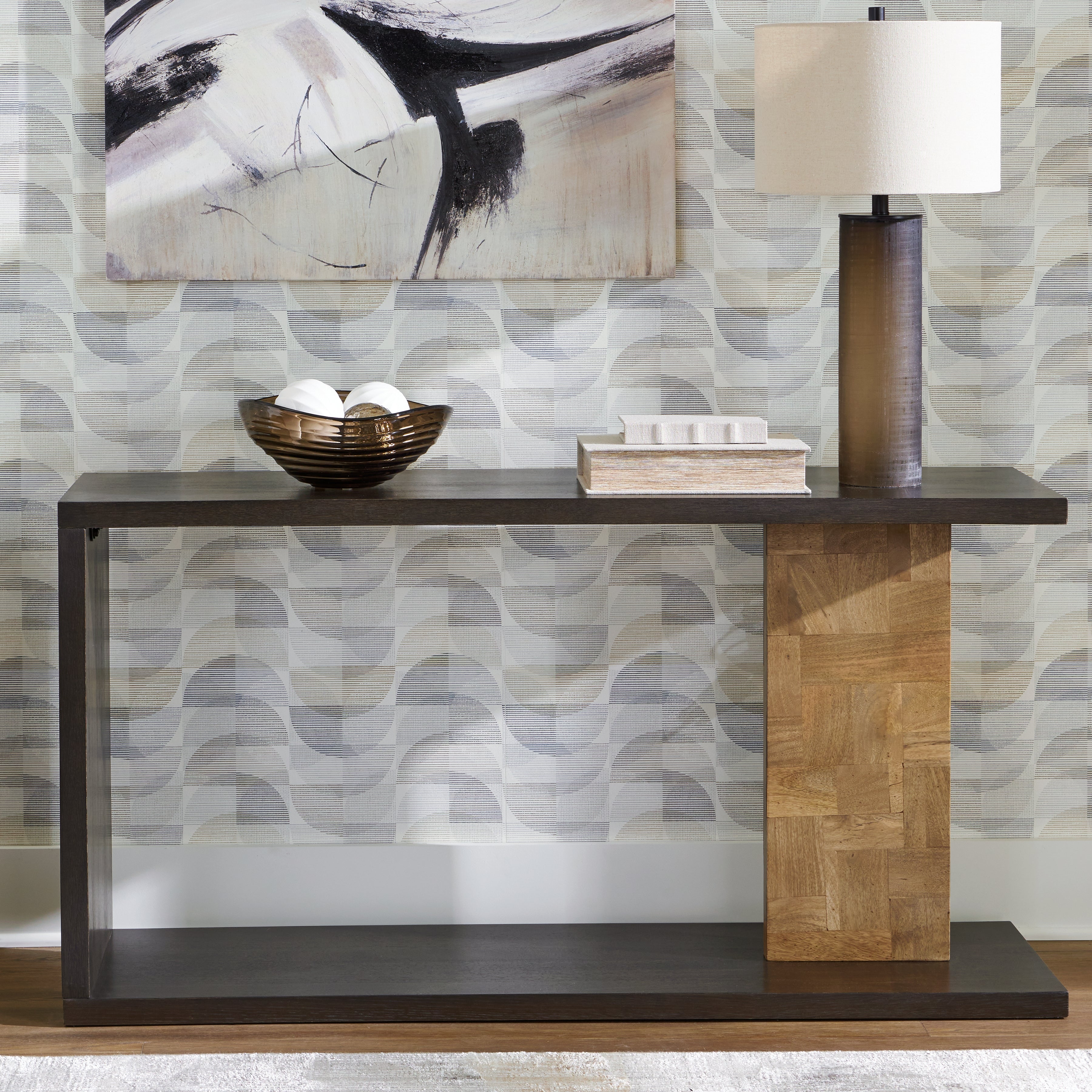Floridian Furniture - Ashley Furniture - Camlett Console Sofa Table - Console Sofa Table / Brown - A4000594
