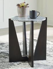 Floridian Furniture - Ashley Furniture - Tellrich Accent Table - Accent Table / Black/White - A4000616