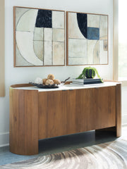 Floridian Furniture - Ashley Furniture - Fitzroy Accent Cabinet - Accent Cabinet / Brown/White - A4000688