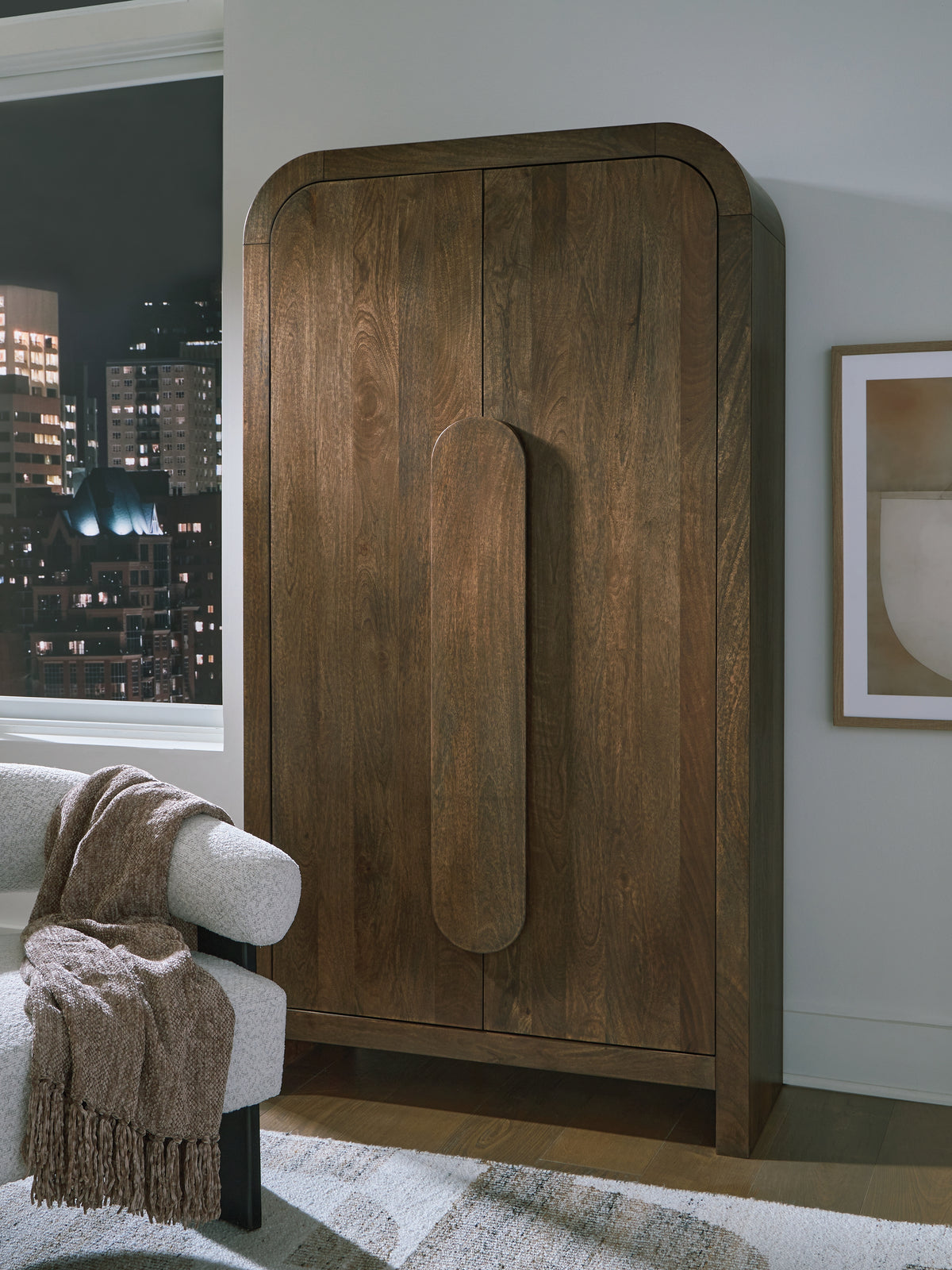 Floridian Furniture - Ashley Furniture - Thoren Accent Cabinet - Accent Cabinet / Medium Brown - A4000699