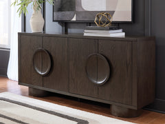 Floridian Furniture - Ashley Furniture - Veeda Accent Cabinet - Accent Cabinet / Dark Brown - A4000703