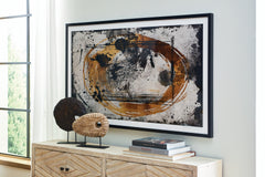 Floridian Furniture - Ashley Furniture - Clefting Wall Decor - Wall Art / Black/Caramel/Tan - A8000374
