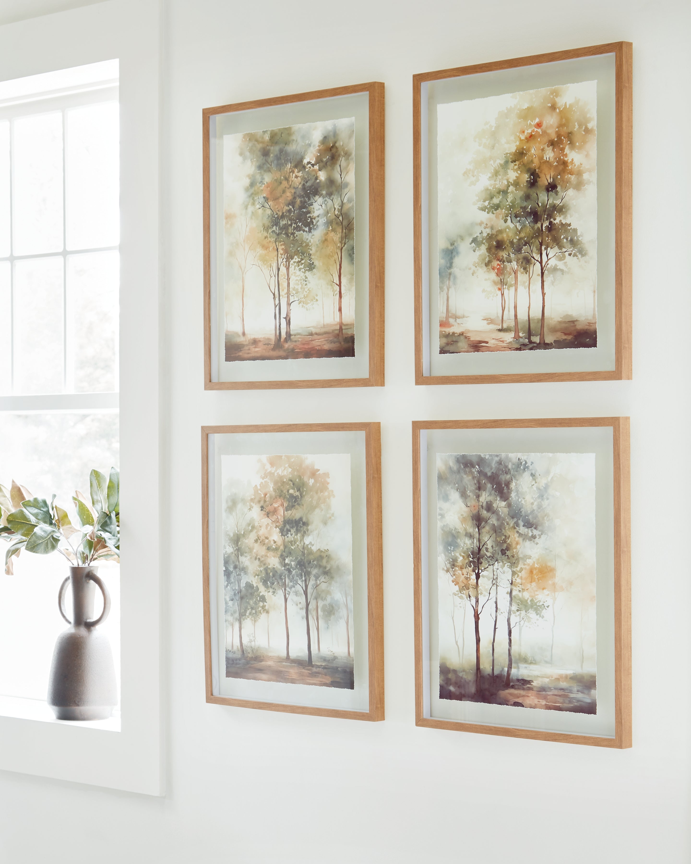 Floridian Furniture - Ashley Furniture - Bryneford Wall Decor - Wall Art Set (4/CN) / Multi - A8000411