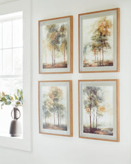 Floridian Furniture - Ashley Furniture - Bryneford Wall Decor - Wall Art Set (4/CN) / Multi - A8000411