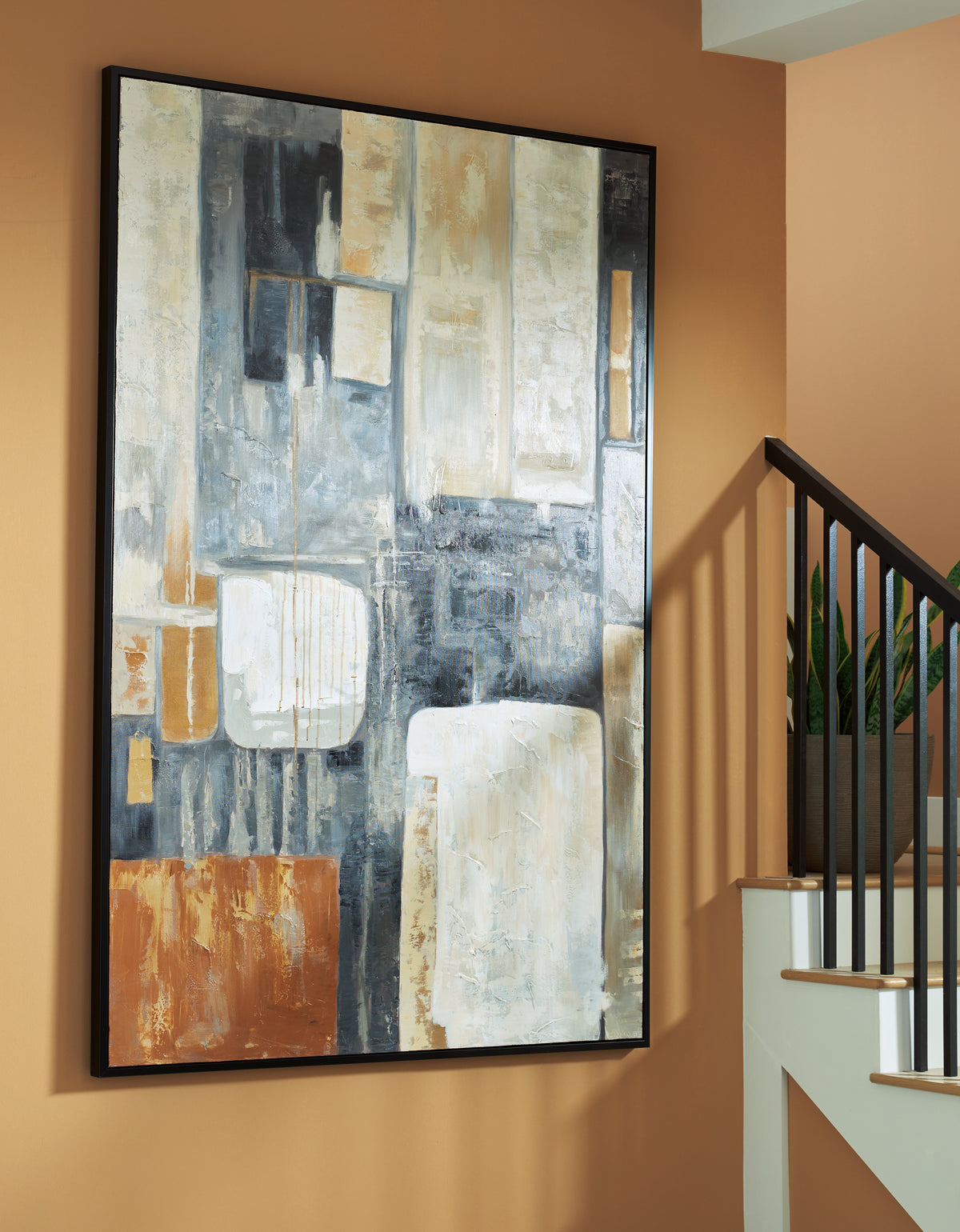 Floridian Furniture - Ashley Furniture - Howford Wall Decor - Wall Art / Brown/Black/Gray - A8000426