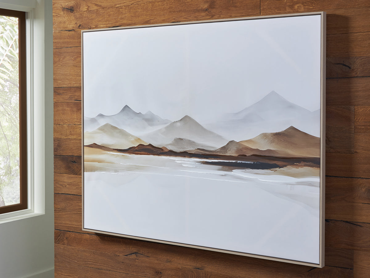 Floridian Furniture - Ashley Furniture - Karalen Wall Decor - Wall Art / White/Gray/Brown - A8000465