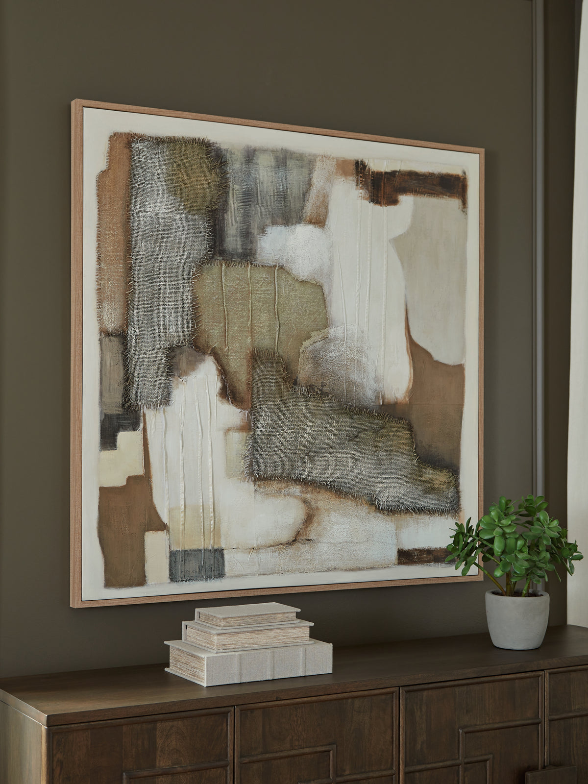 Floridian Furniture - Ashley Furniture - Wylander Wall Decor - Wall Art / Tan/Brown/Gray - A8000497