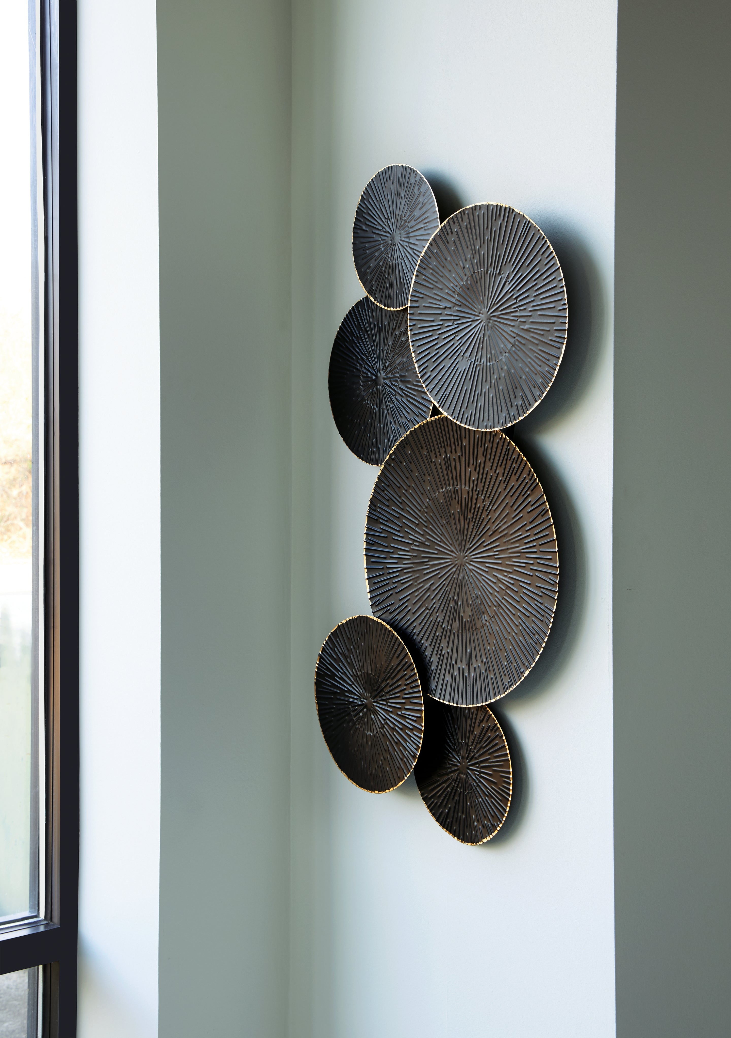 Floridian Furniture - Ashley Furniture - Rhetlen Wall Decor - Wall Decor / Black/Gold Finish - A8010301