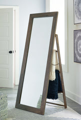 Floridian Furniture - Ashley Furniture - Dirkins Mirror - Floor Mirror / Brown - A8010343