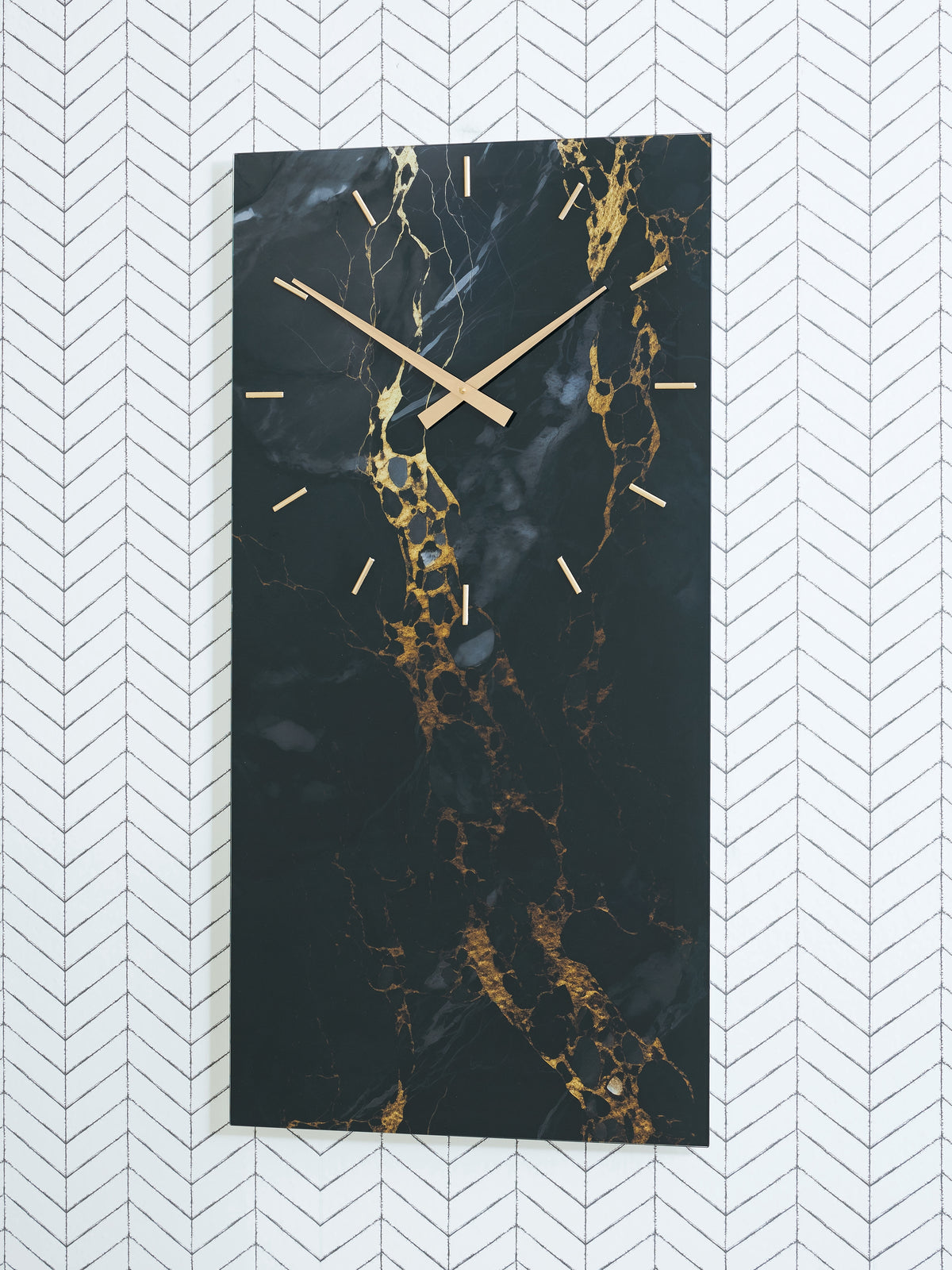 Floridian Furniture - Ashley Furniture - Teague Wall Decor - Wall Clock / Brown/Gray/Ivory - A8010432
