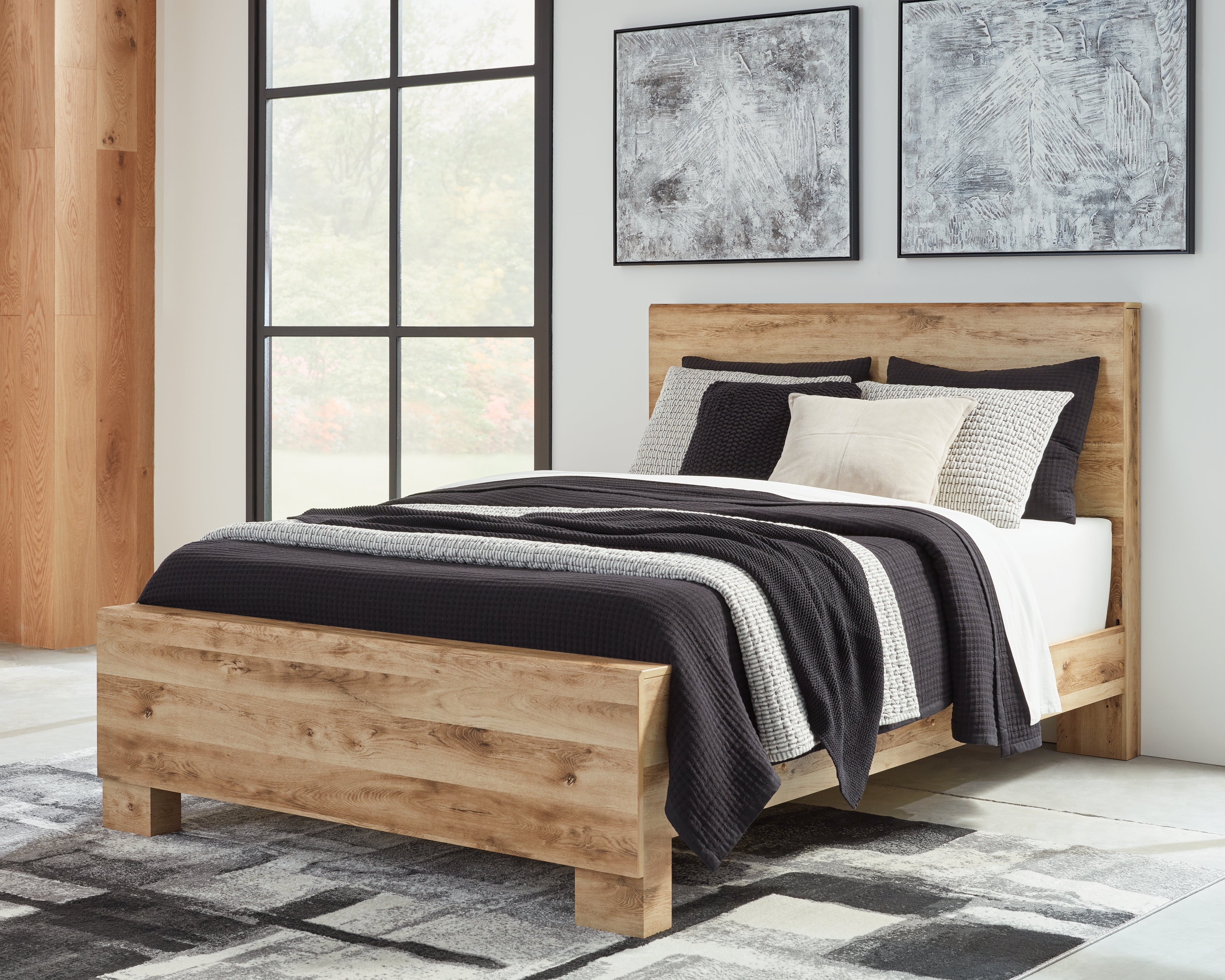 Floridian Furniture - Ashley Furniture - Hyanna Bedroom - Queen Panel Bed / Tan Brown - B1050B2