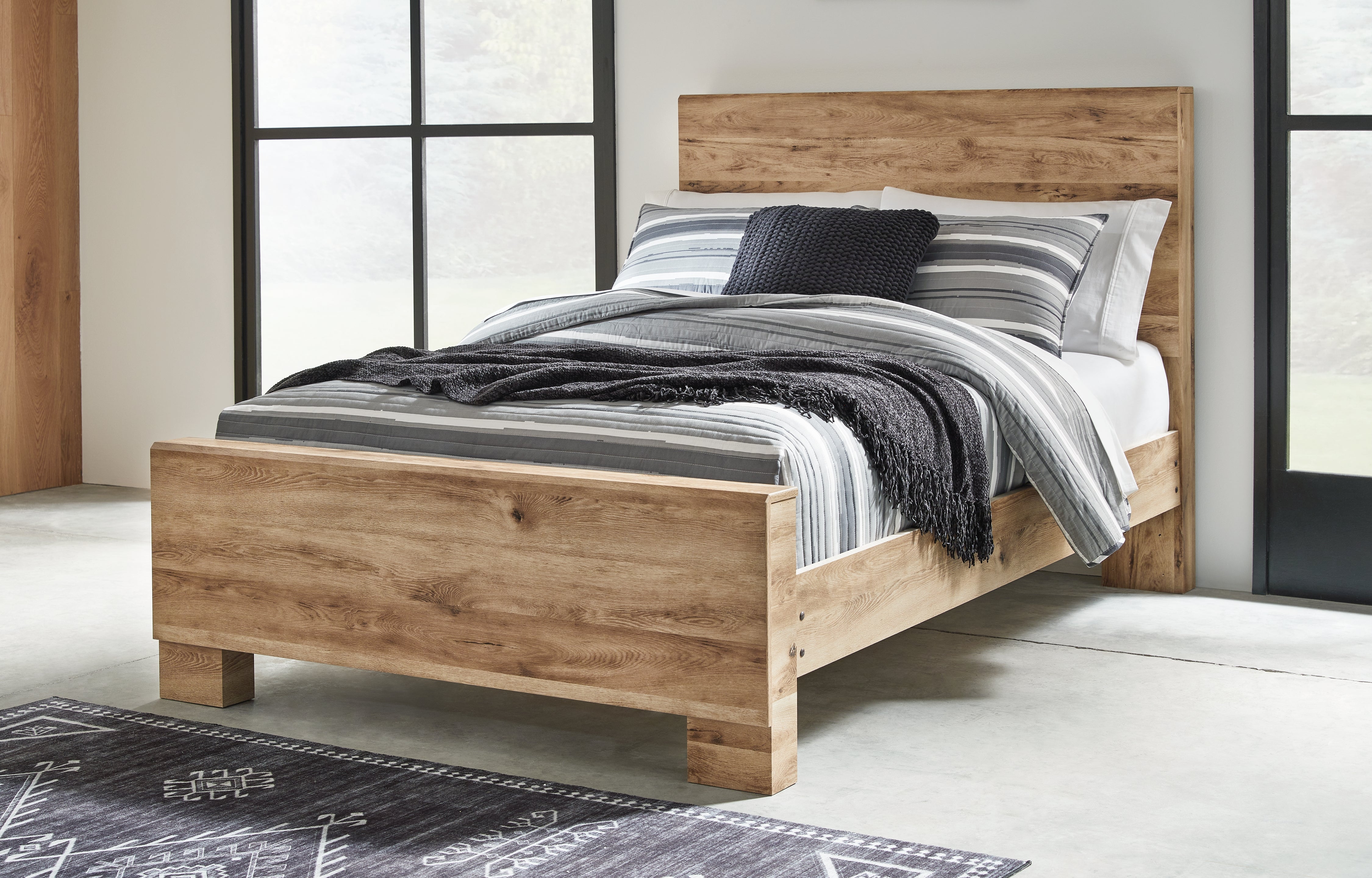 Floridian Furniture - Ashley Furniture - Hyanna Bedroom - Full Panel Bed / Tan Brown - B1050B21
