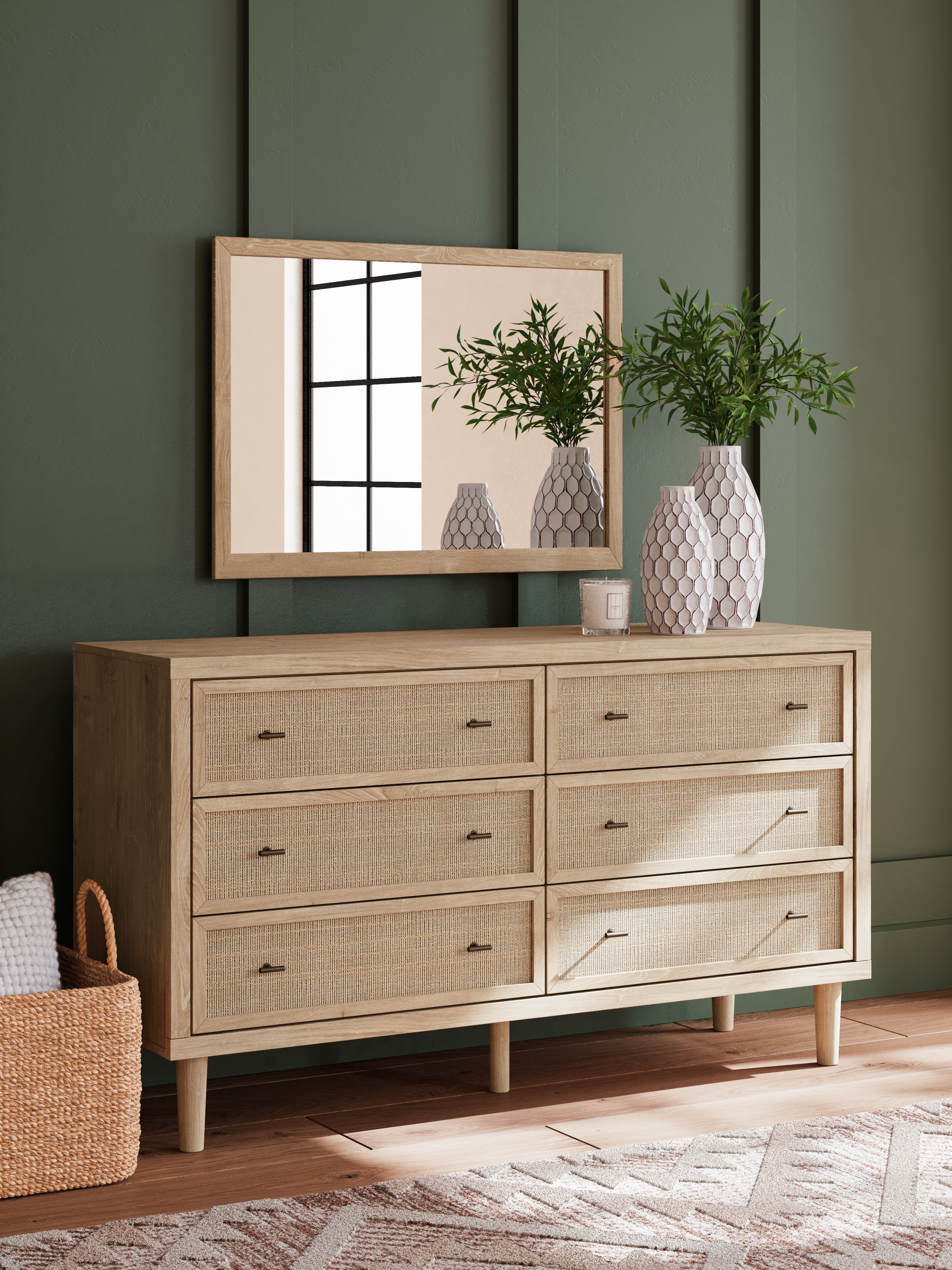 Floridian Furniture - Ashley Furniture - Cielden Bedroom - Dresser and Mirror / Two-tone - B1199B1