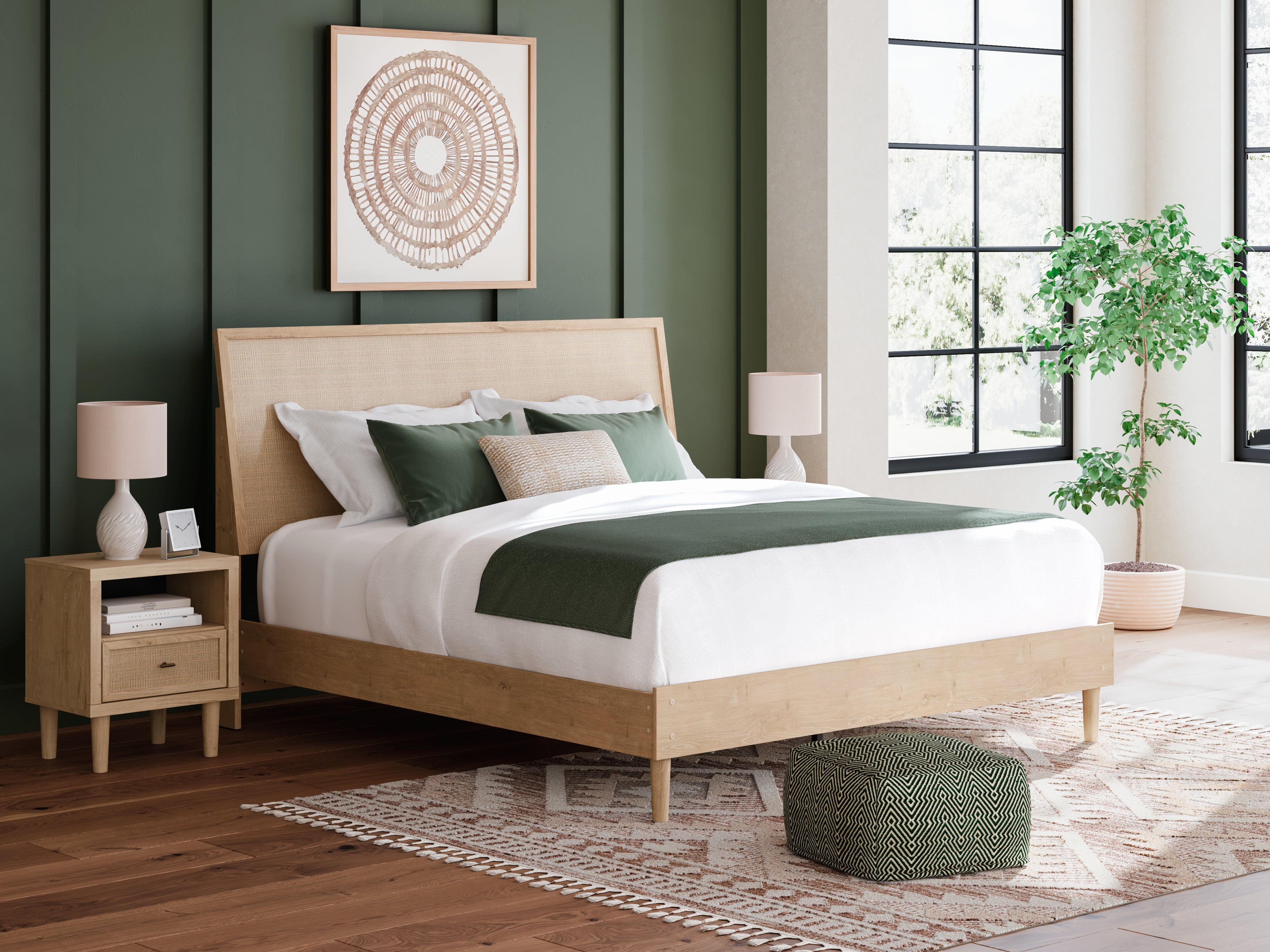 Floridian Furniture - Ashley Furniture - Cielden Bedroom - King Panel Bed / Two-tone - B1199B5