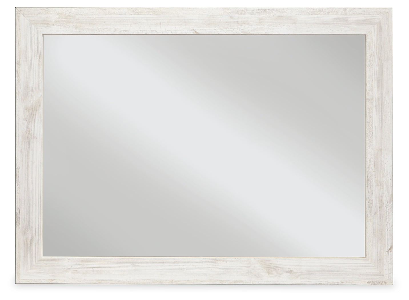 Floridian Furniture - Ashley Furniture - Paxberry Bedroom - Bedroom Mirror / Whitewash - B181-36
