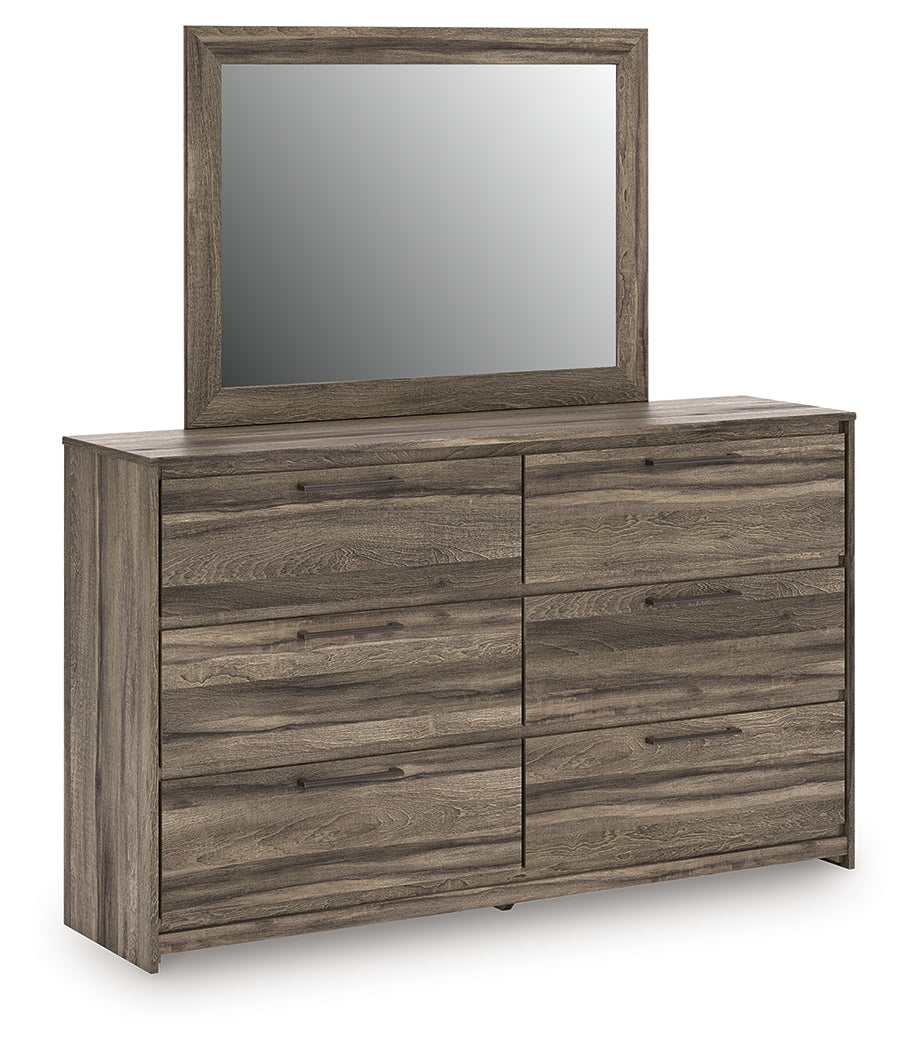 Floridian Furniture - Ashley Furniture - Elbrim Bedroom - Dresser and Mirror / Brown - PCB2005B1