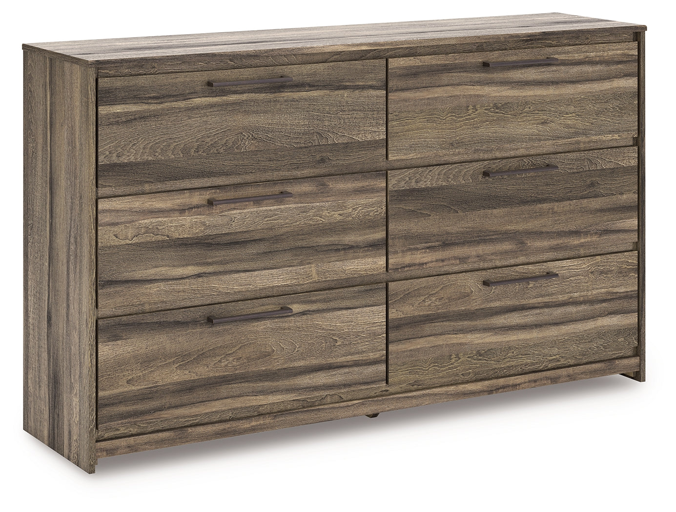 Floridian Furniture - Ashley Furniture - Elbrim Bedroom - Six Drawer Dresser / Brown - PCB2005-31