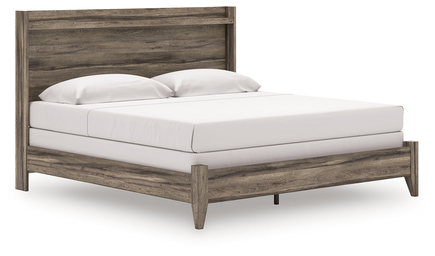 Floridian Furniture - Ashley Furniture - Elbrim Bedroom - King Panel Bed / Brown - PCB2005B6