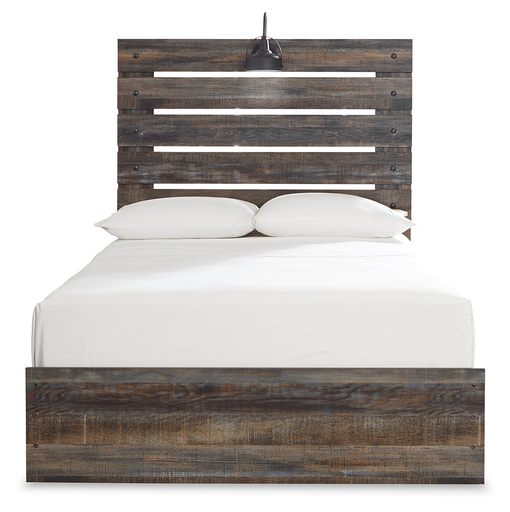 Floridian Furniture - Ashley Furniture - Drystan Bedroom - Full Panel Bed / Multi - B211B3