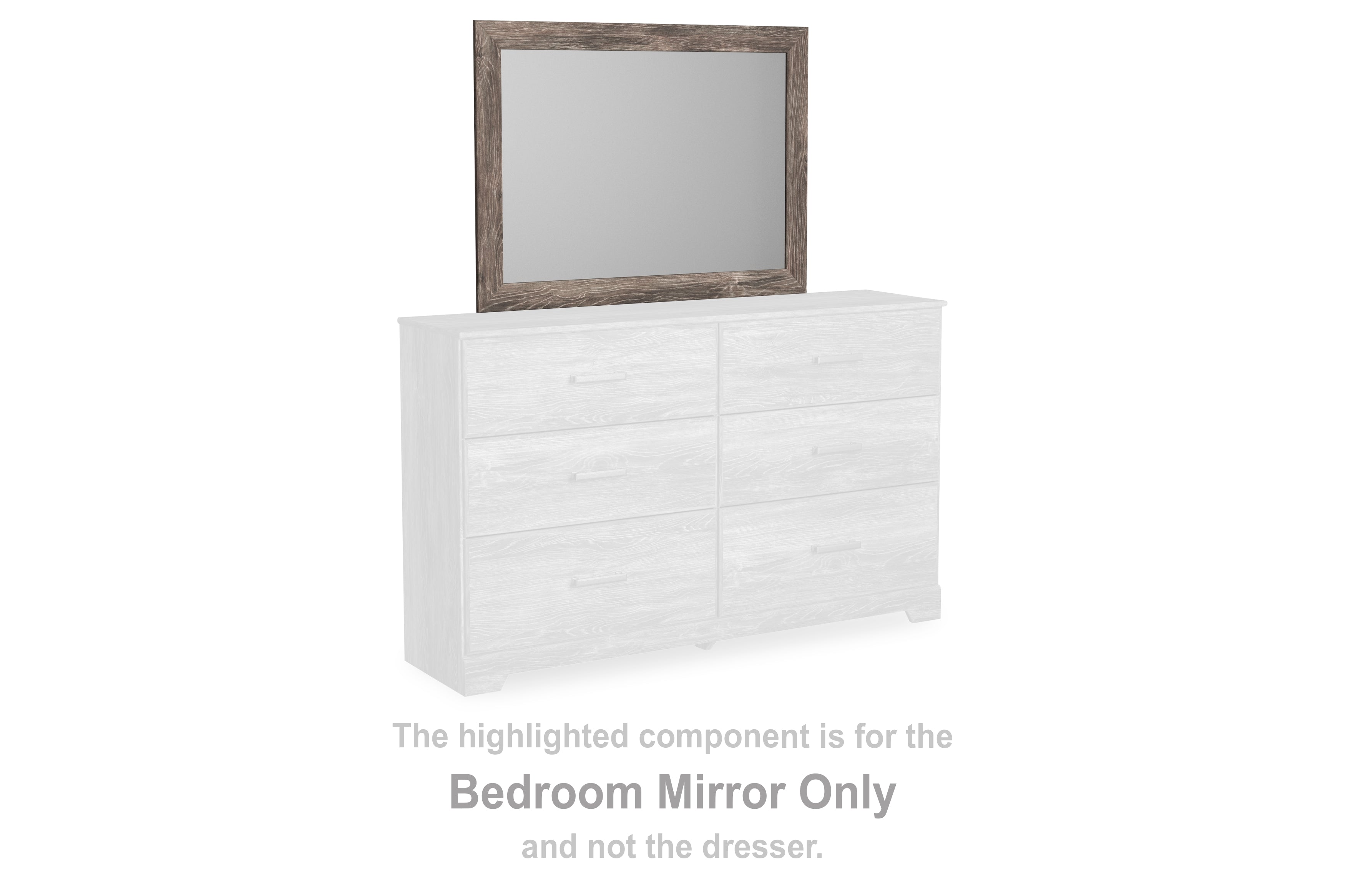 Floridian Furniture - Ashley Furniture - Ralinksi Bedroom - Bedroom Mirror / Gray - B2587-36