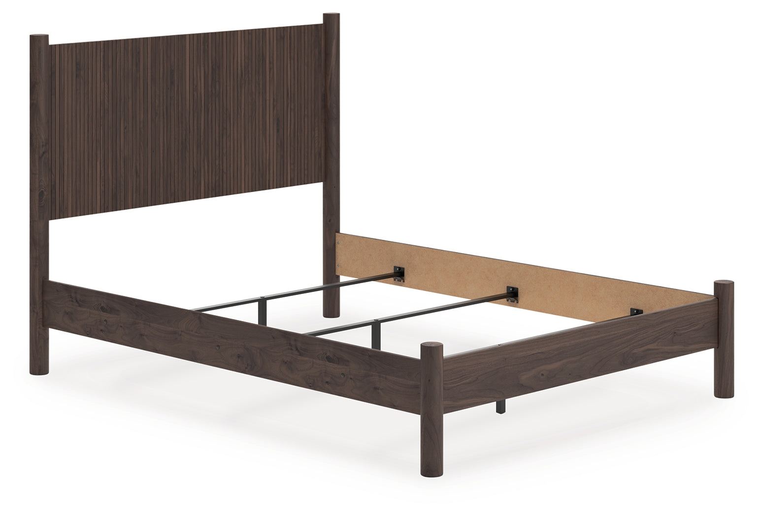 Floridian Furniture - Ashley Furniture - Pamytta Bedroom - Queen Panel Bed / Brown - PCB2614B18