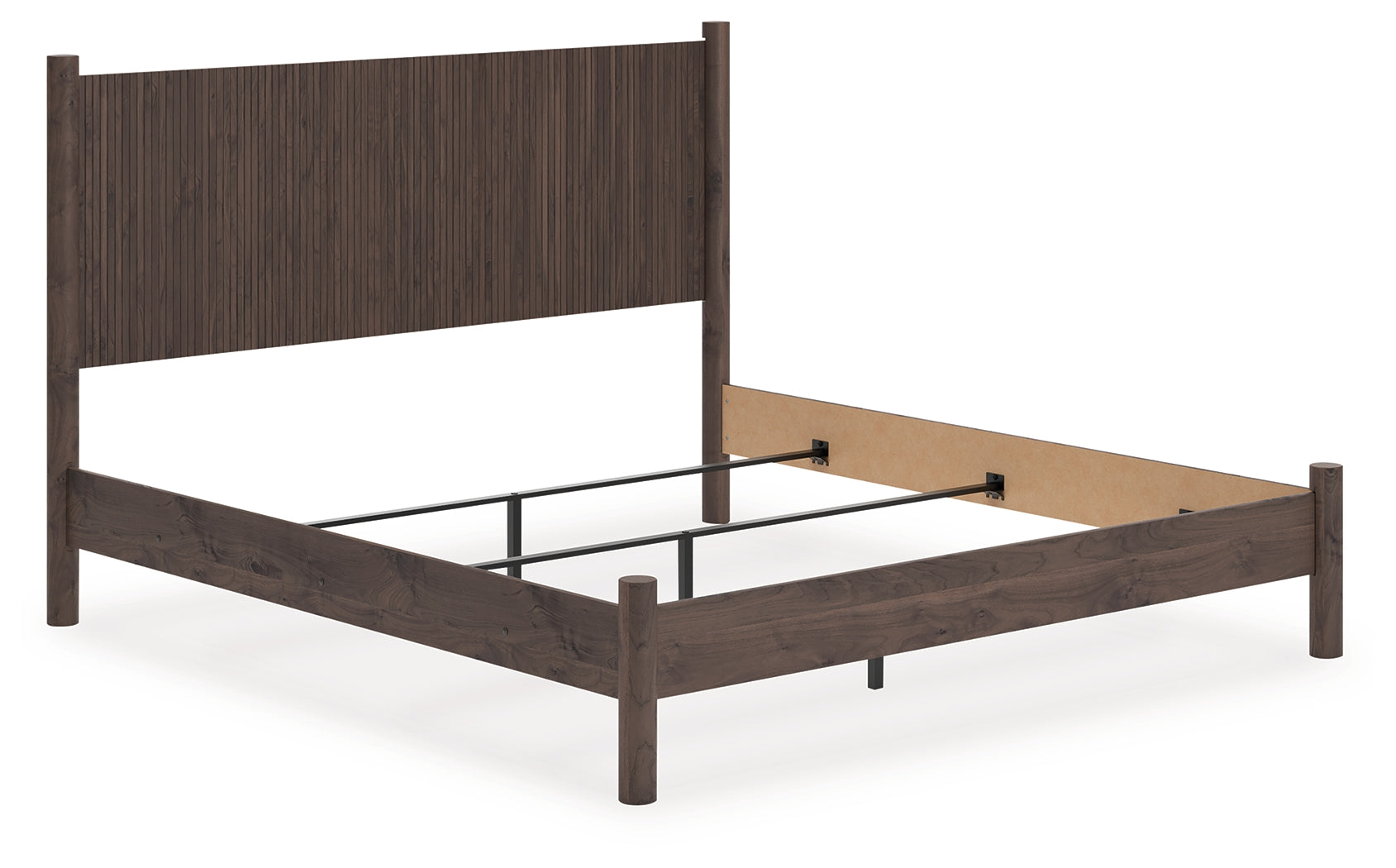 Floridian Furniture - Ashley Furniture - Pamytta Bedroom - King Panel Bed / Brown - PCB2614B26
