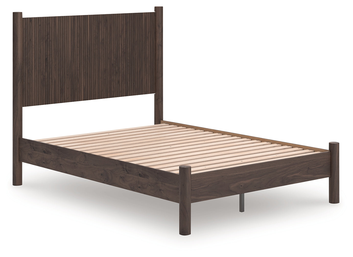 Floridian Furniture - Ashley Furniture - Pamytta Bedroom - Full Panel Platform Bed / Brown - PCB2614B4