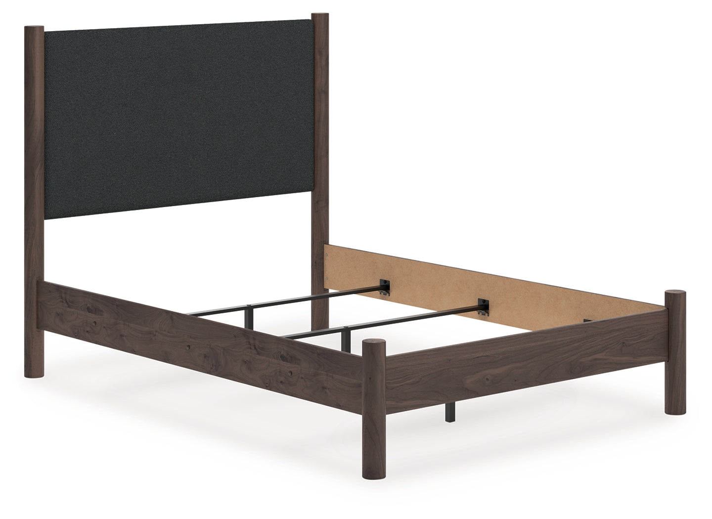Floridian Furniture - Ashley Furniture - Pamytta Bedroom - Full Upholstered Panel Bed / Brown - PCB2614B22