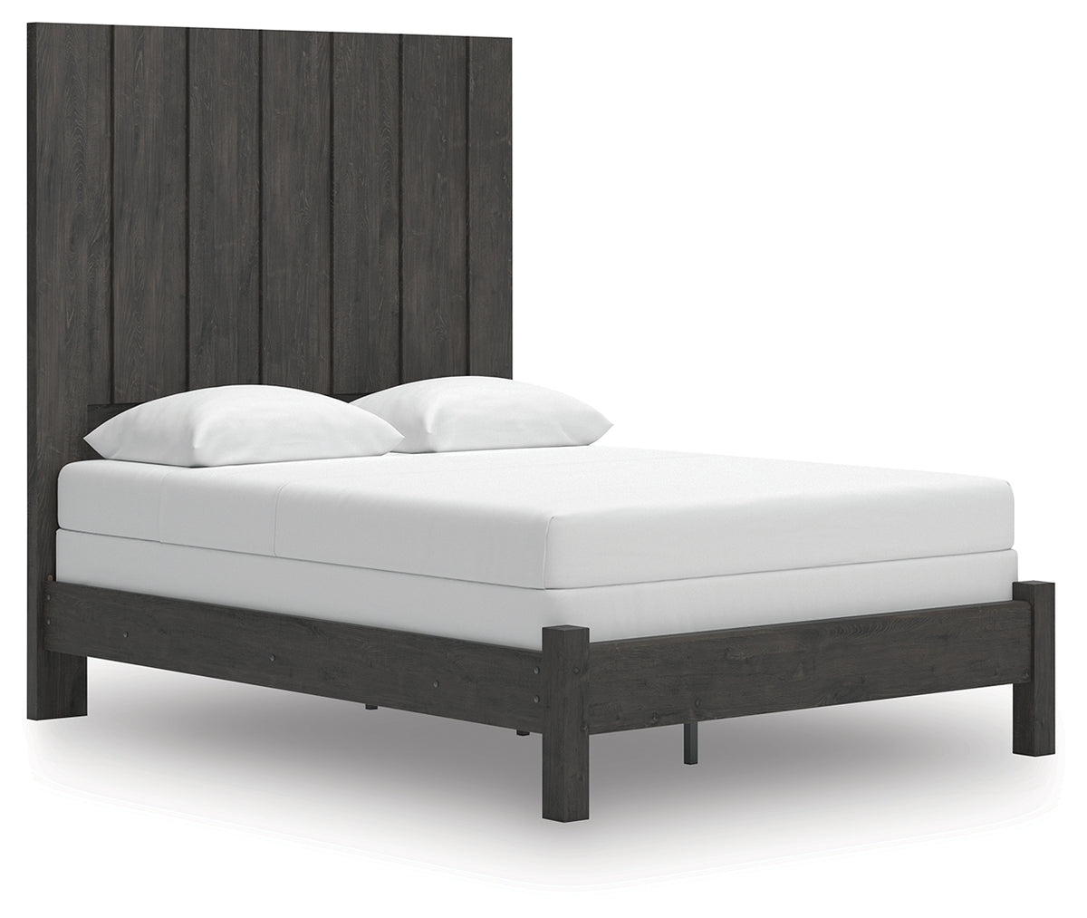 Floridian Furniture - Ashley Furniture - Fraluna Bedroom - Five Drawer Chest / Charcoal - PCB3370-46