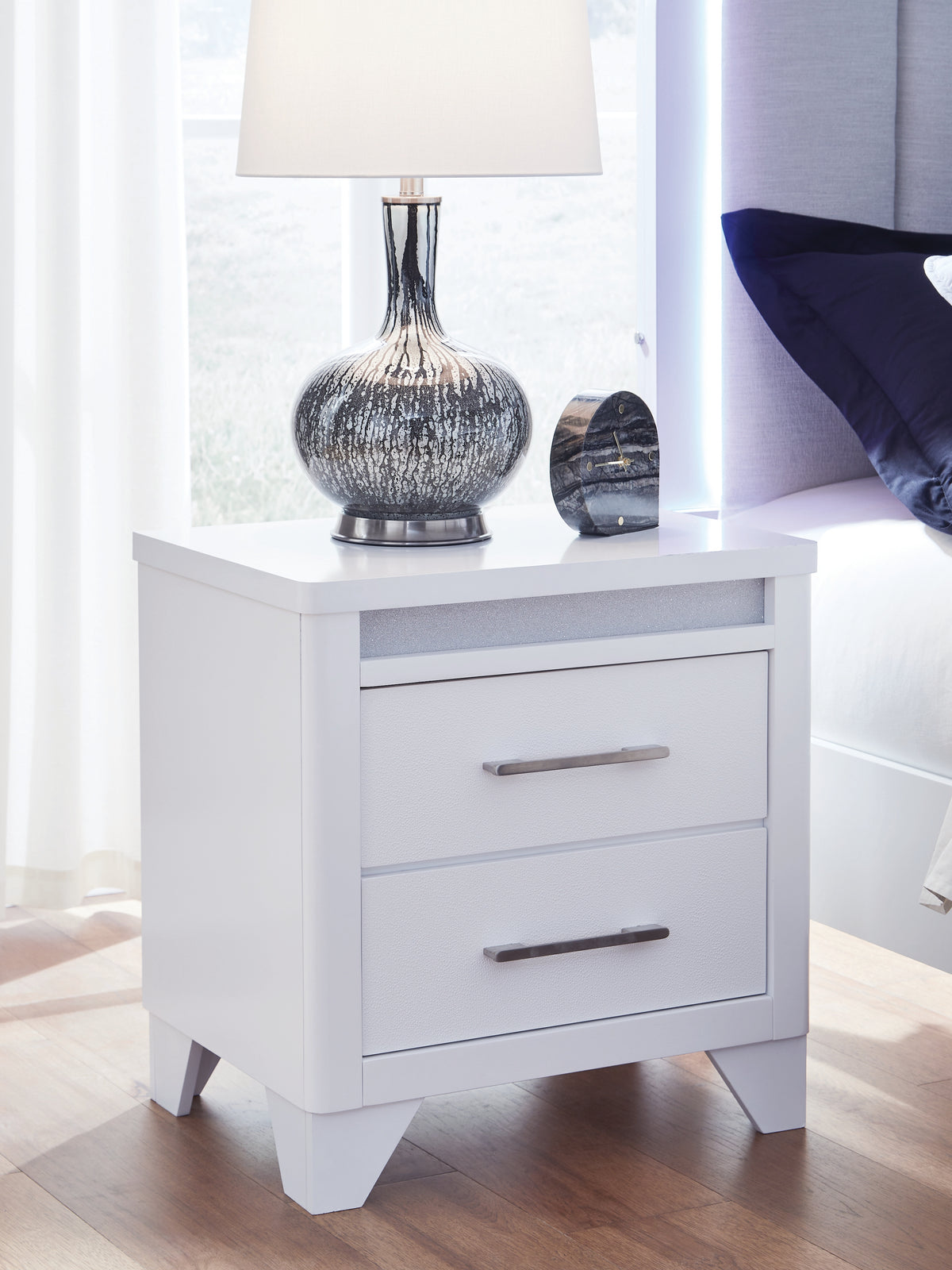 Floridian Furniture - Ashley Furniture - Jarlee Bedroom - Dresser and Mirror / White - PCB392B1