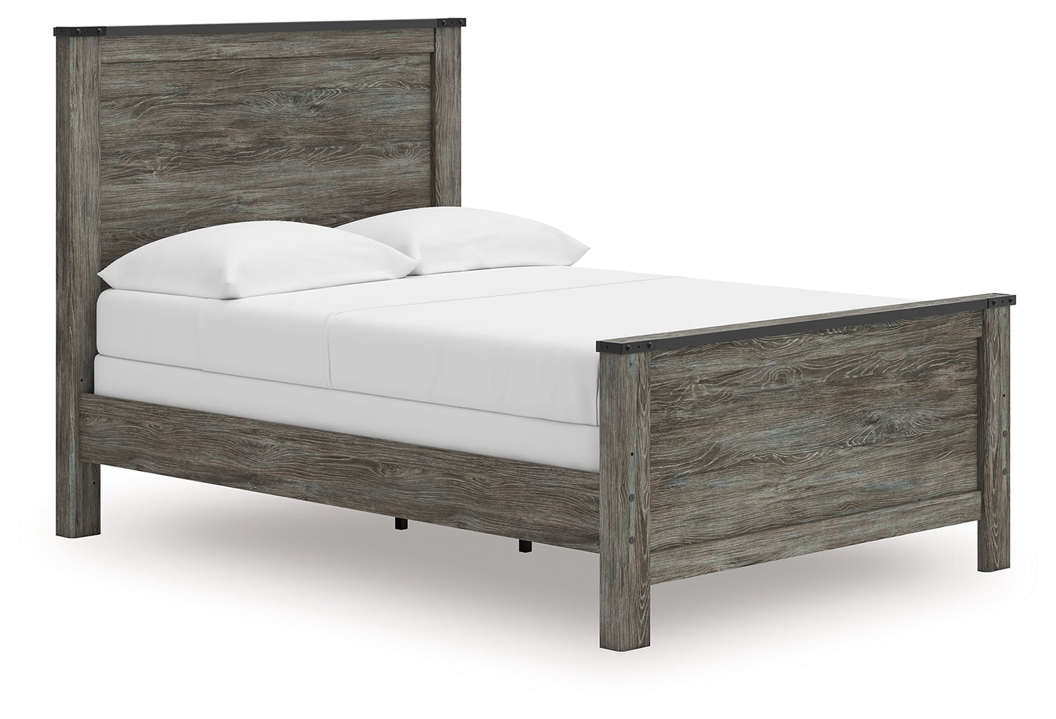 Floridian Furniture - Ashley Furniture - Frandern Bedroom - Full Panel Bed / Black/Gray - B4480B19