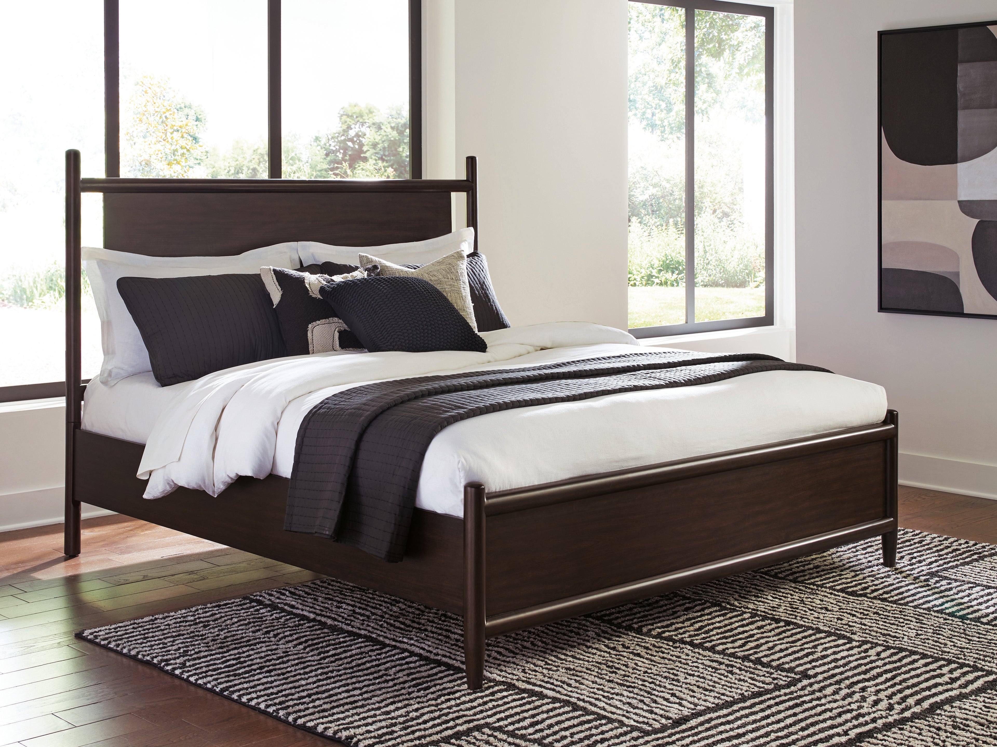 Floridian Furniture - Ashley Furniture - Dantenton Bedroom - Queen Panel Bed - B611B2
