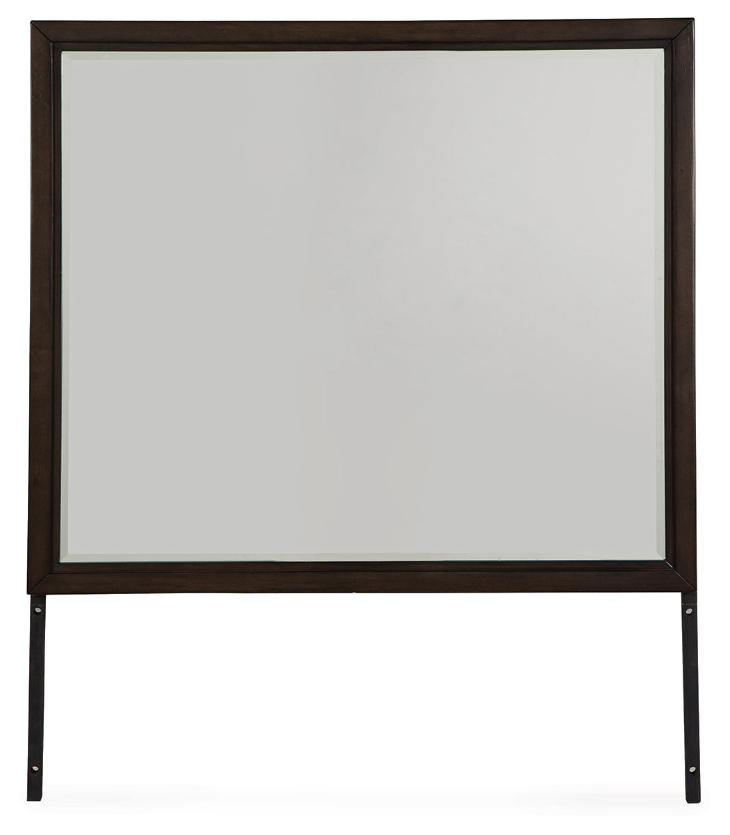 Floridian Furniture - Ashley Furniture - Neymorton Bedroom - Bedroom Mirror / Dark Grayish Brown - B618-36
