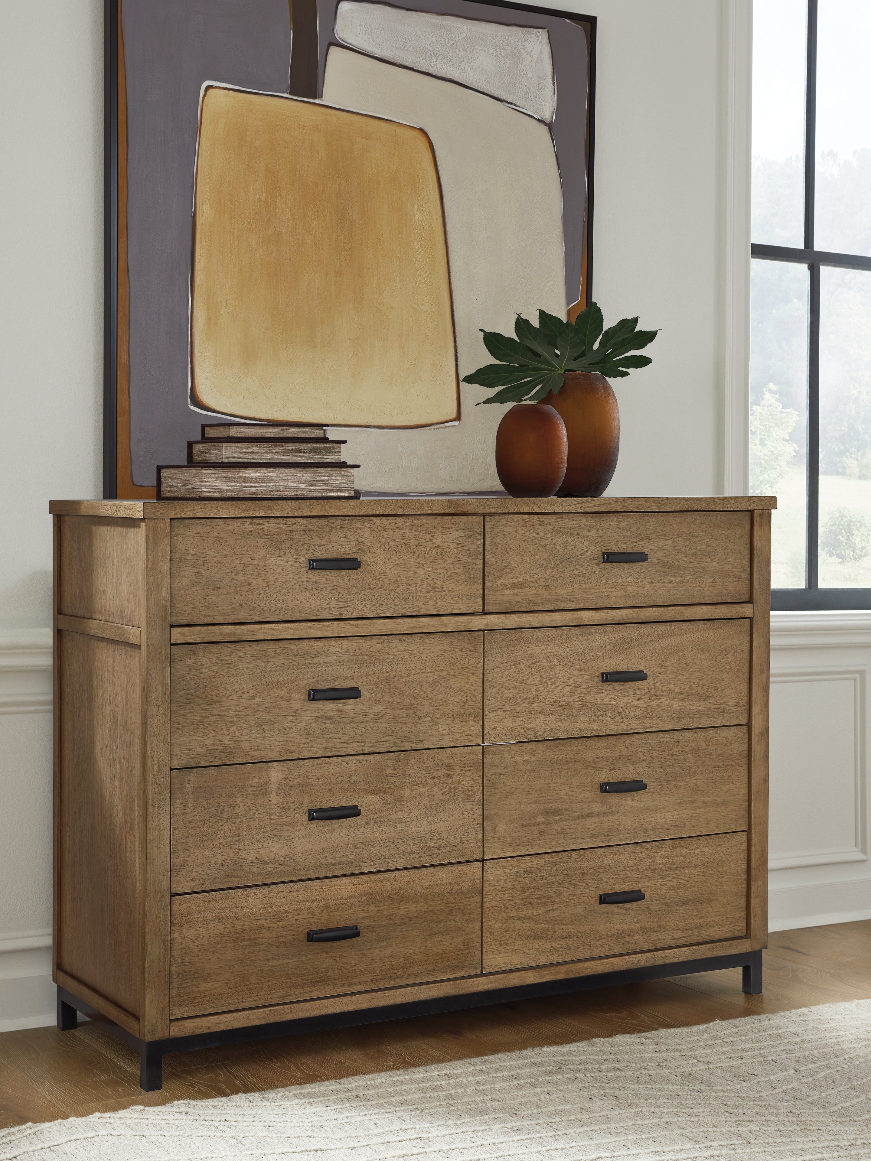 Floridian Furniture - Ashley Furniture - Tomtyn Bedroom - Dresser / Light Brown - B622-31