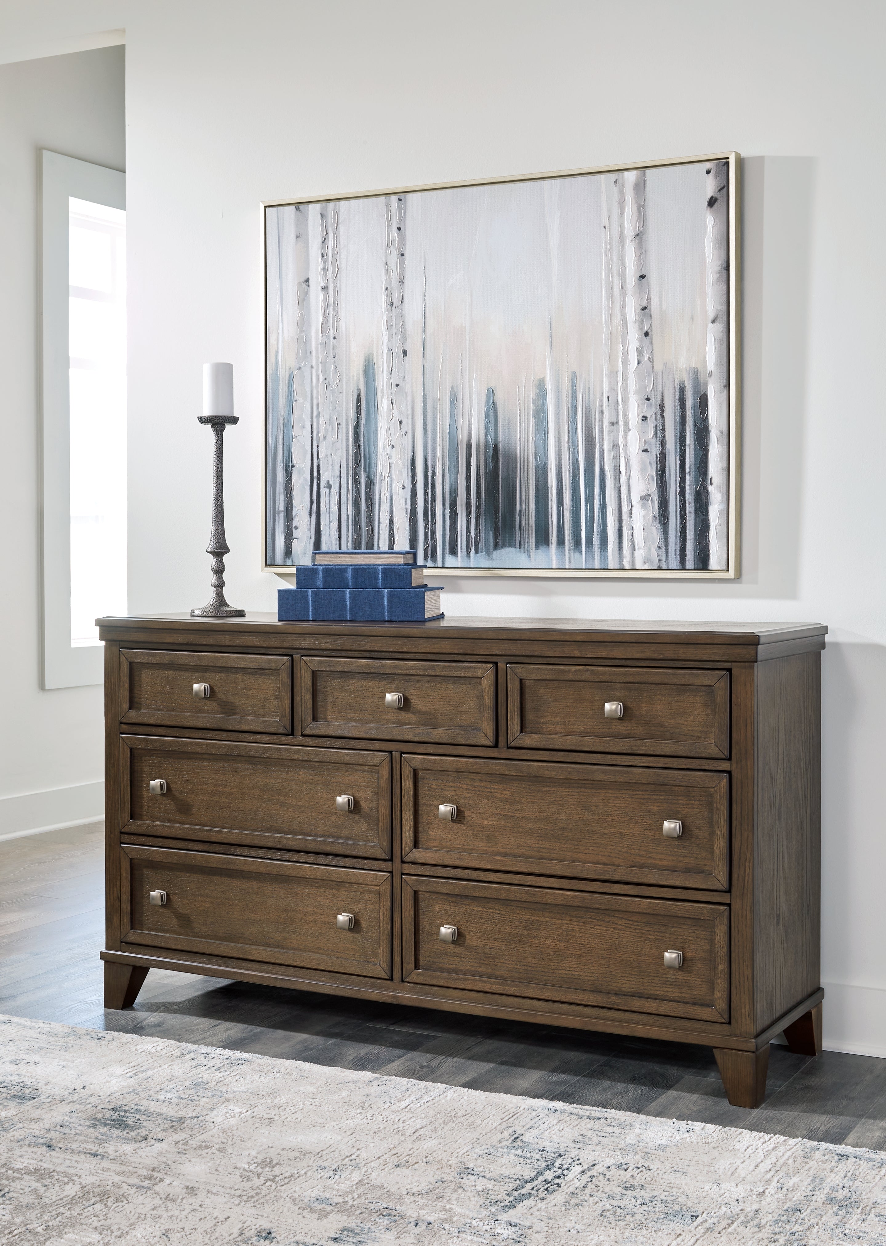 Floridian Furniture - Ashley Furniture - Shawbeck Bedroom - Dresser / Medium Brown - B625-31