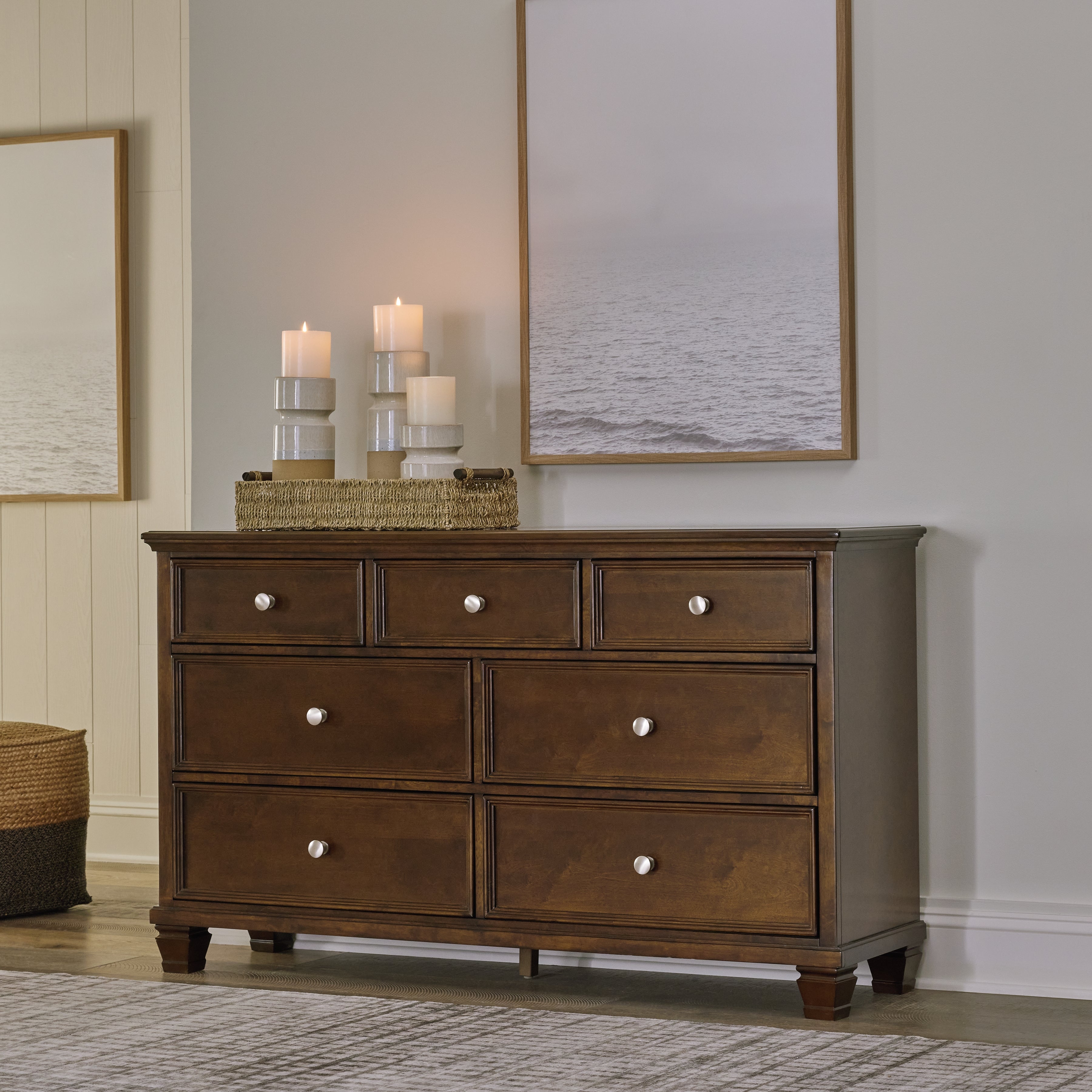 Floridian Furniture - Ashley Furniture - Danabrin Bedroom - Dresser / Brown - B685-31