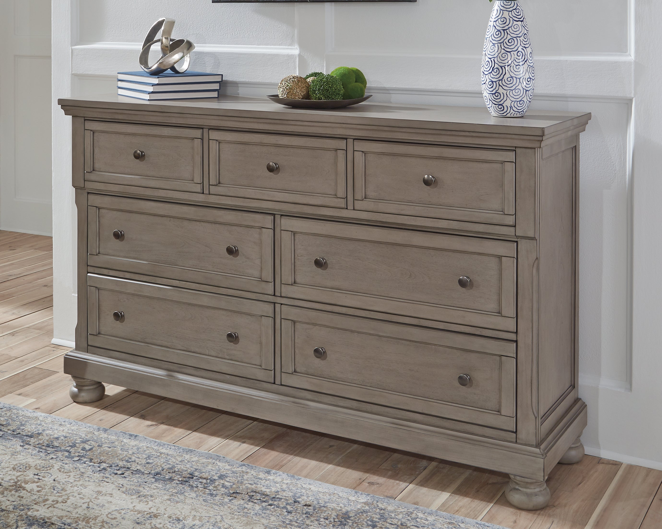 Floridian Furniture - Ashley Furniture - Lettner Bedroom - Dresser / Light Gray - B733-31