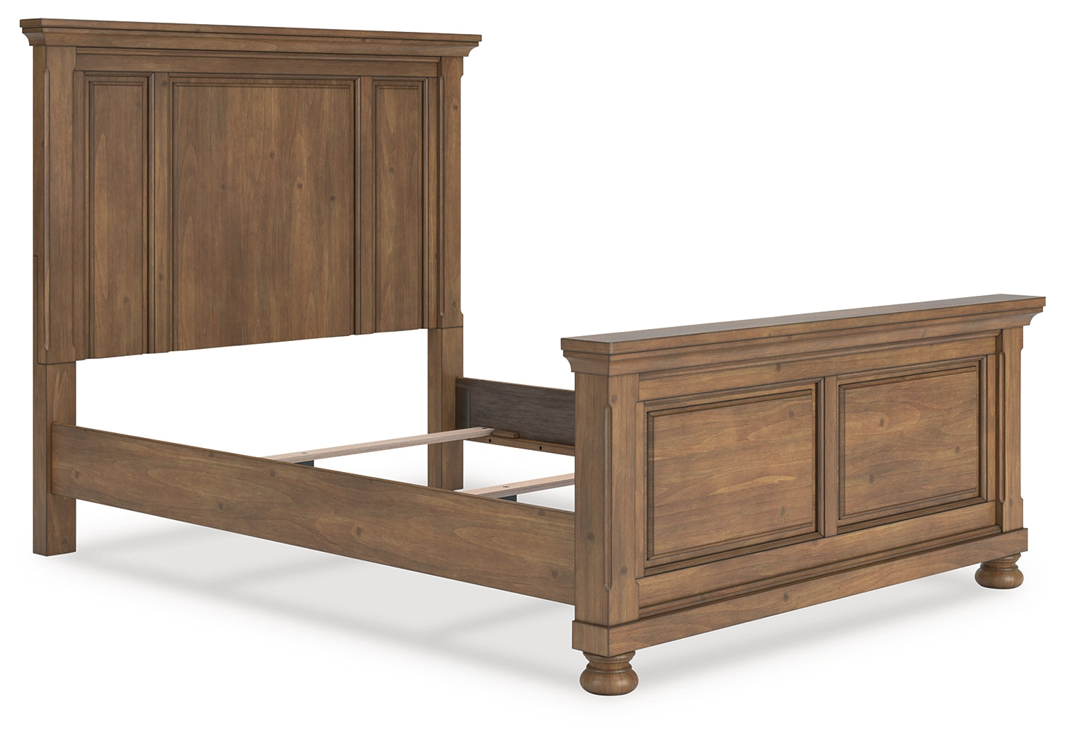 Floridian Furniture - Ashley Furniture - Feddinger Bedroom - Queen Panel Bed / Medium Brown - PCB779B2