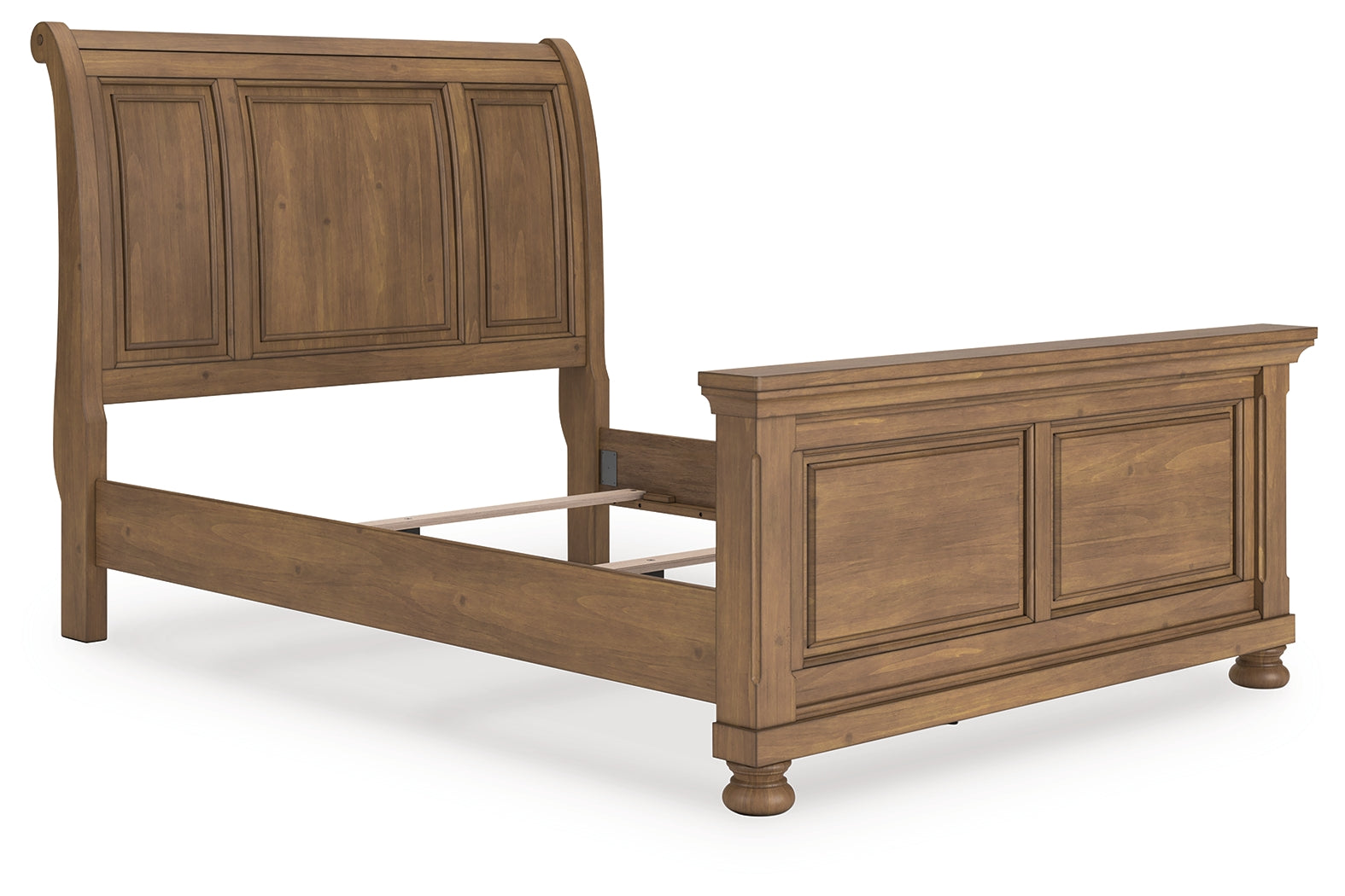 Floridian Furniture - Ashley Furniture - Feddinger Bedroom - Queen Sleigh Bed / Medium Brown - PCB779B14