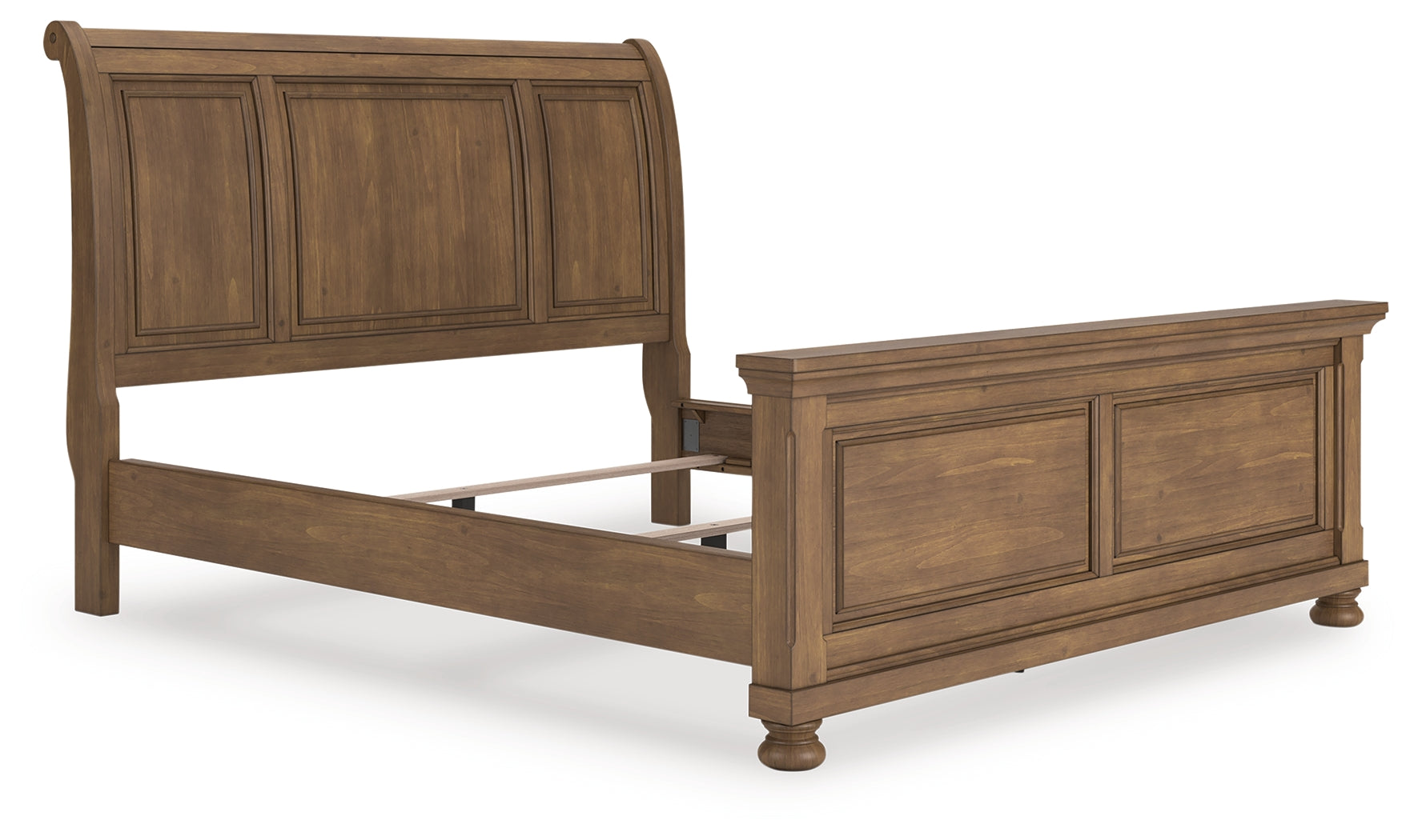 Floridian Furniture - Ashley Furniture - Feddinger Bedroom - California King Sleigh Bed / Medium Brown - PCB779B16