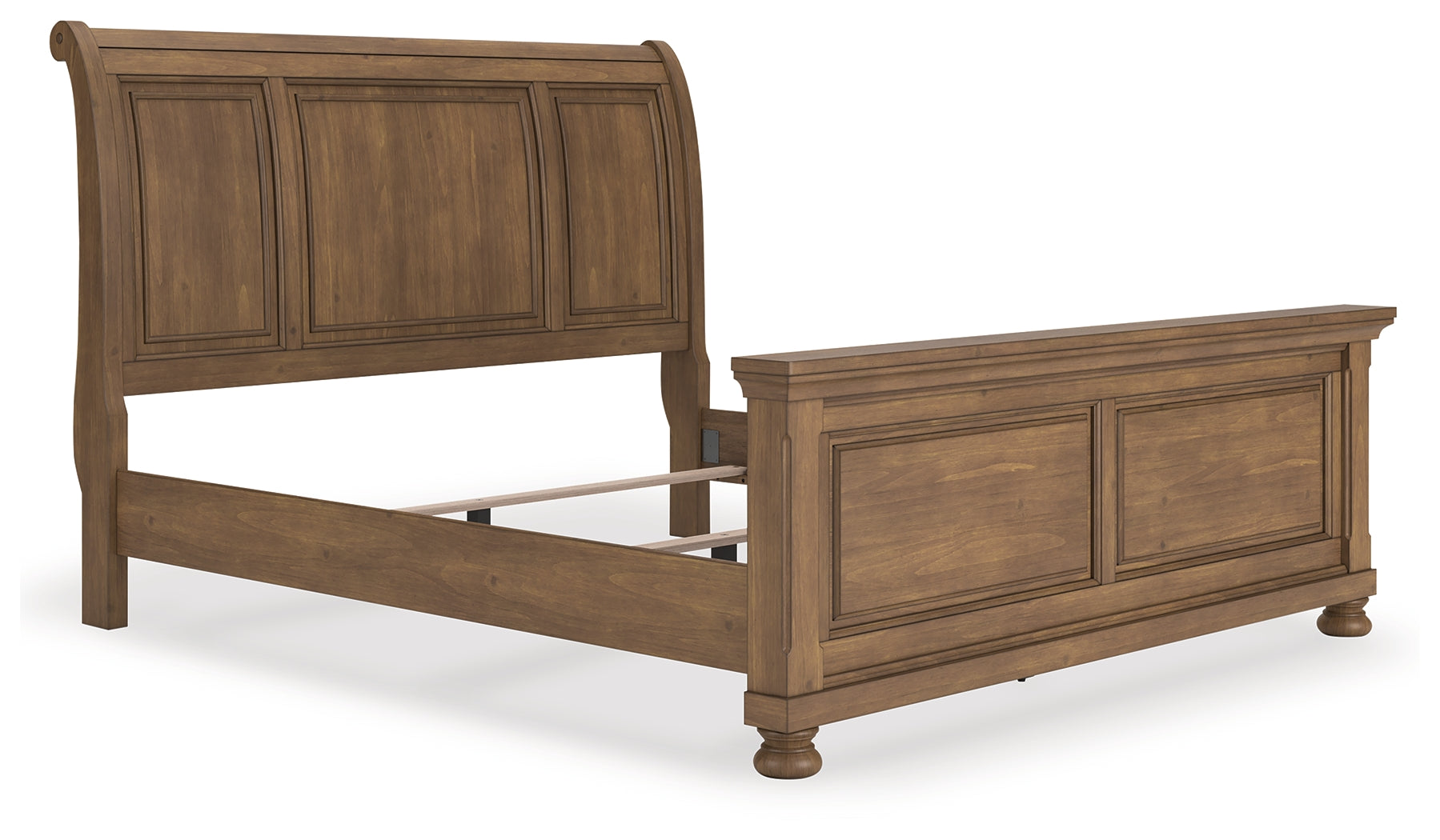 Floridian Furniture - Ashley Furniture - Feddinger Bedroom - King Sleigh Bed / Medium Brown - PCB779B15