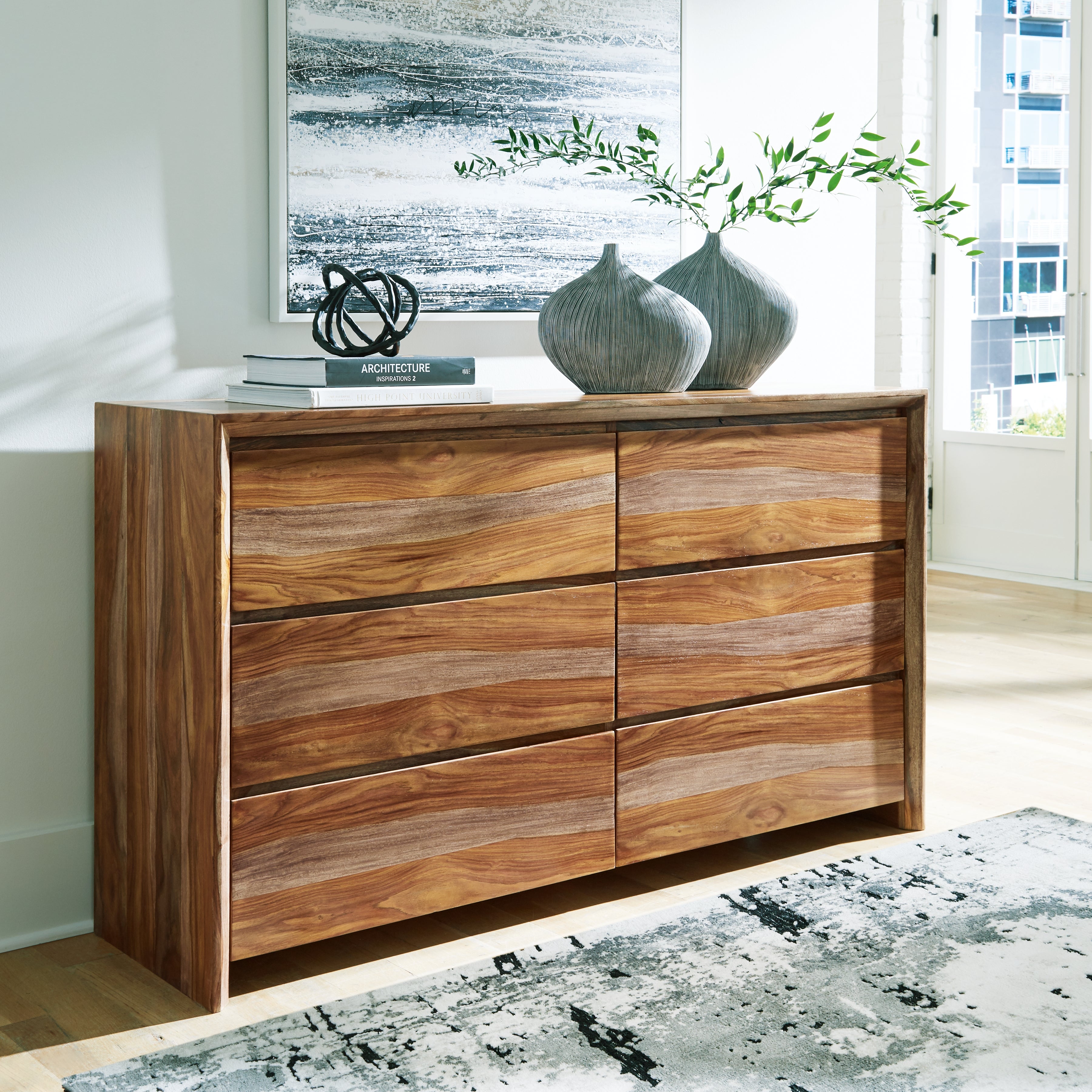Floridian Furniture - Ashley Furniture - Dressonni Bedroom - Dresser / Brown - B790-31