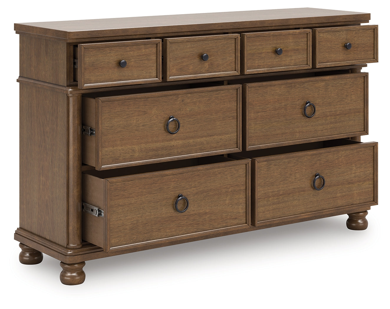 Floridian Furniture - Ashley Furniture - Rowlenstown Bedroom - Dresser / Brown - PCB824-31